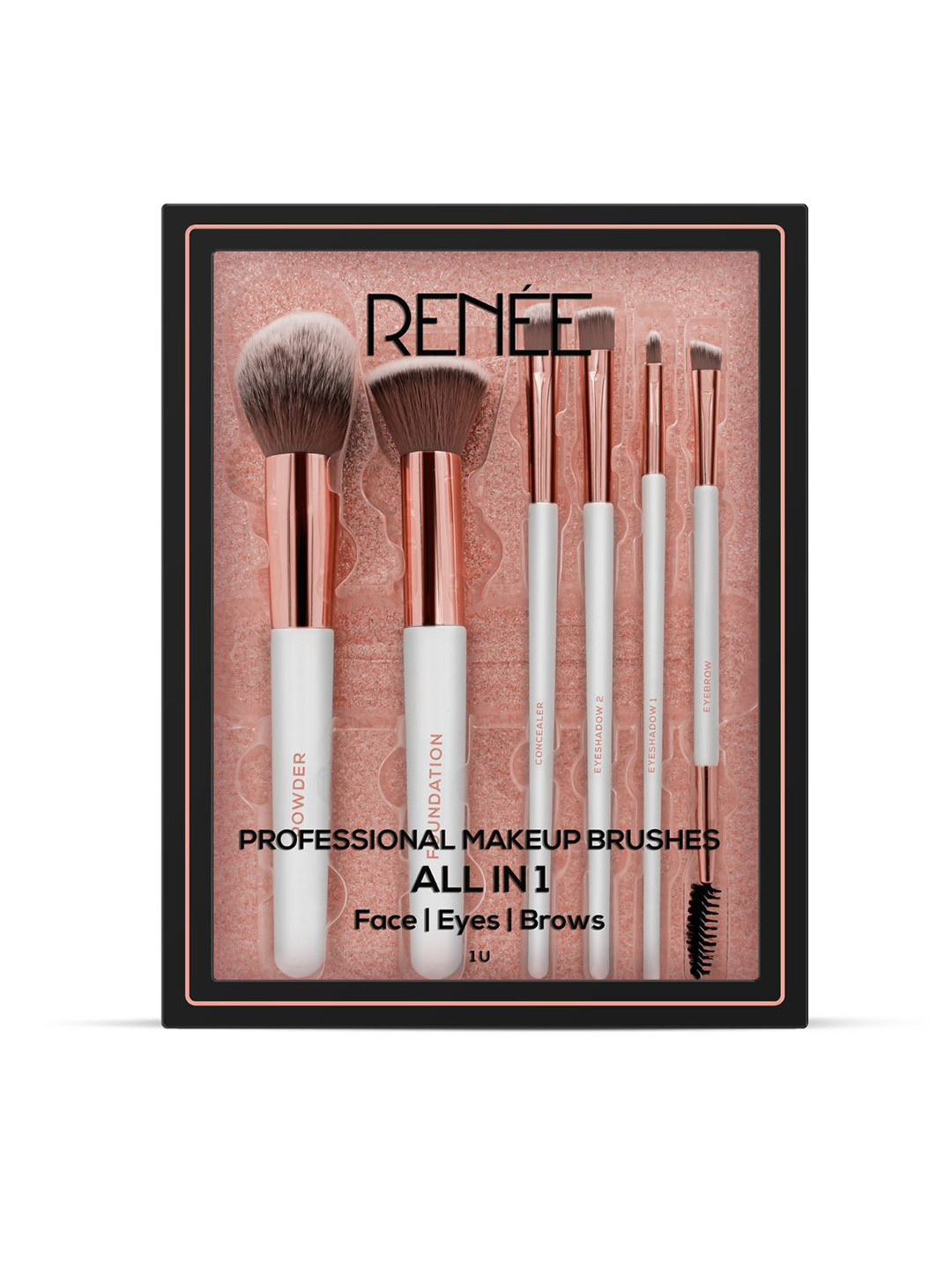Renee Set Of 6 All In 1 Professional Makeup Brushes