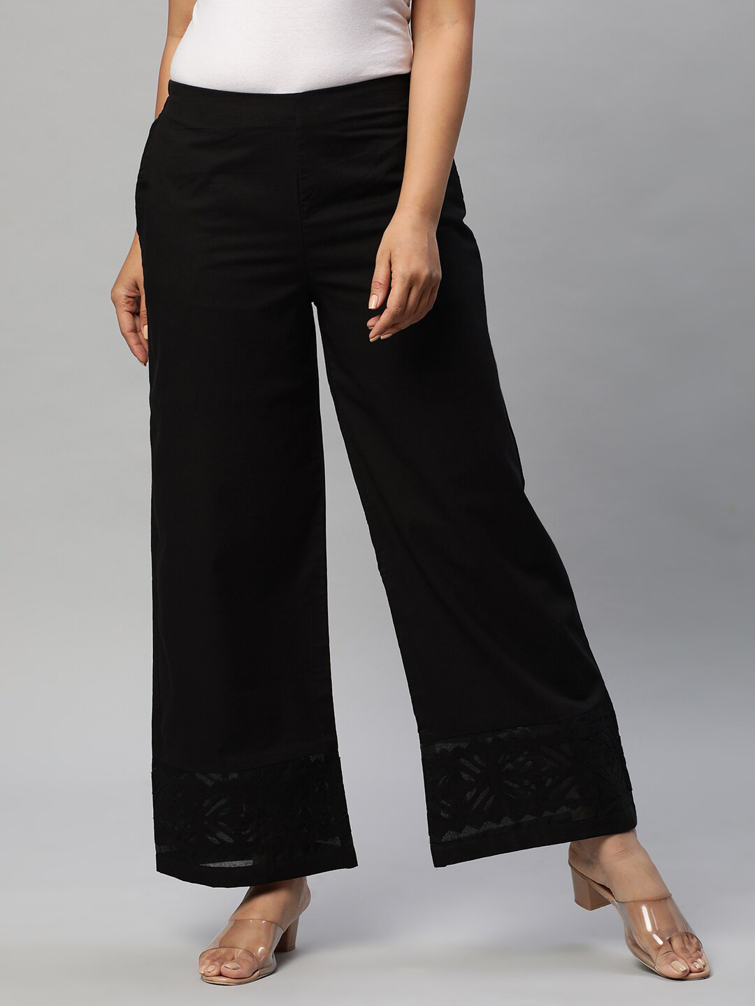 KAMI KUBI Self Design Ethnic Palazzos