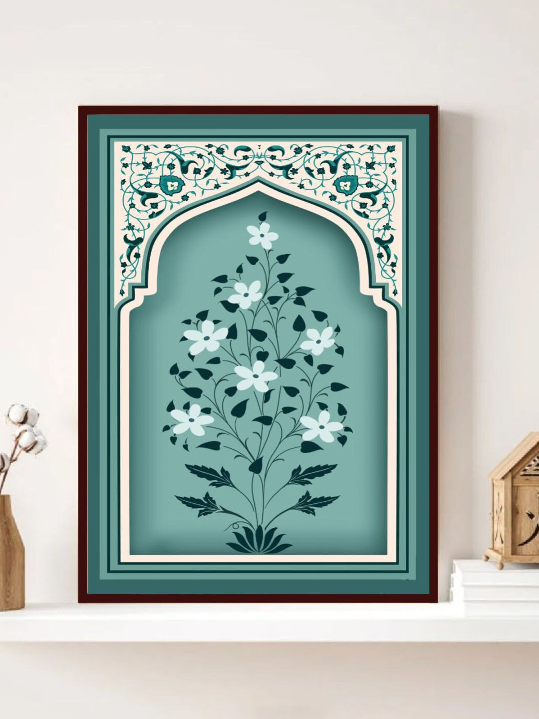 INDIAN CLASSIC ARTIndian Folk Canvas Wall Square Paintings Wall Art 30 x 20In