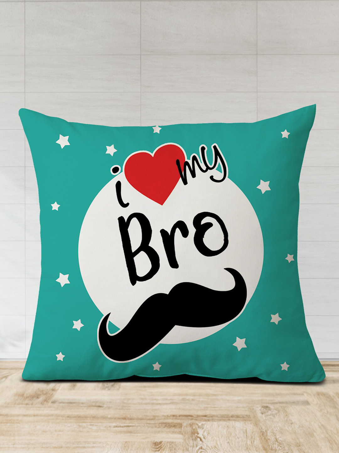 The Purple Tree I Love My Bro Printed Cushion & Rakhi Gift Set