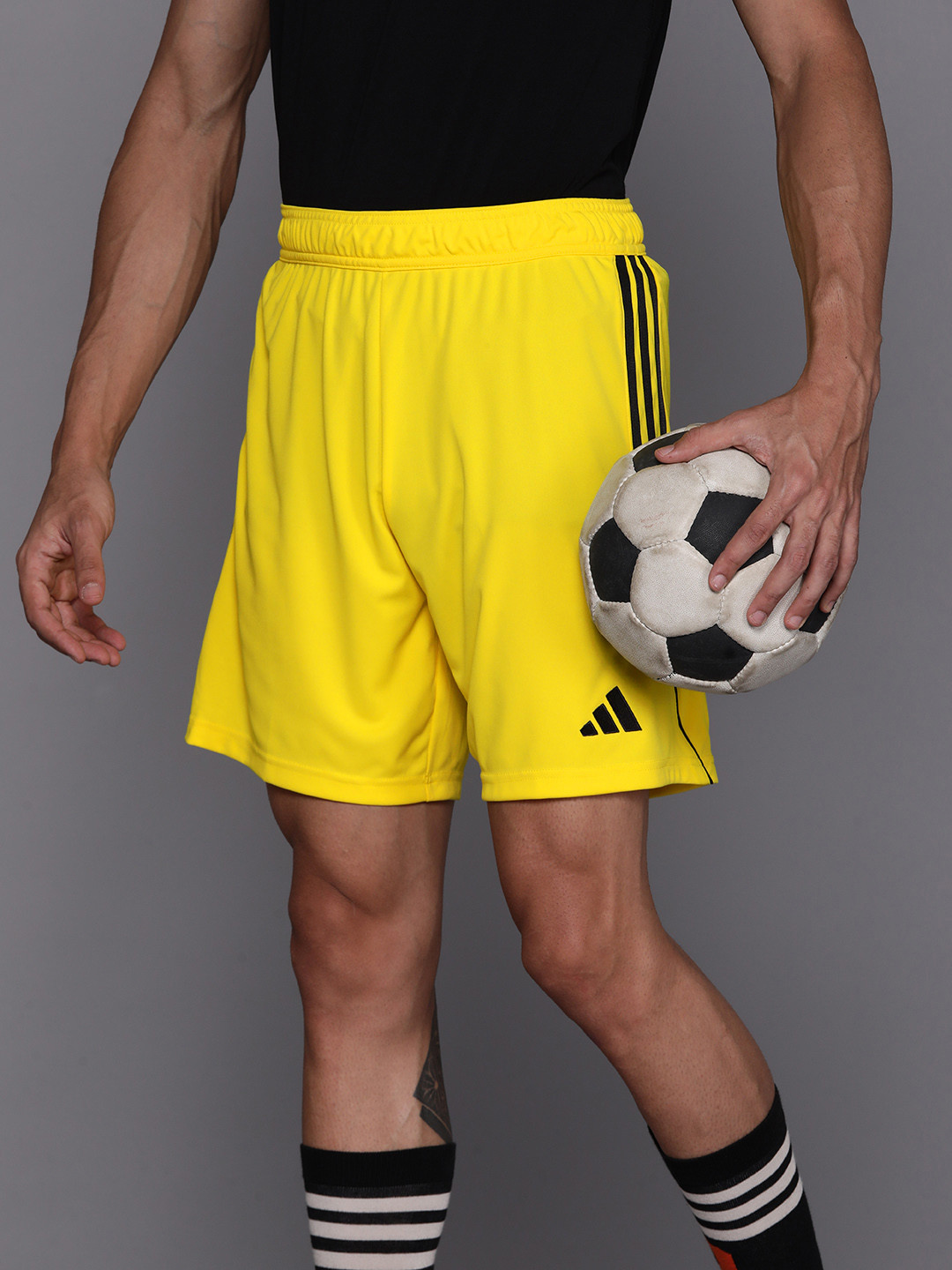 ADIDAS Men 3-Striped TIRO 23 Football Shorts