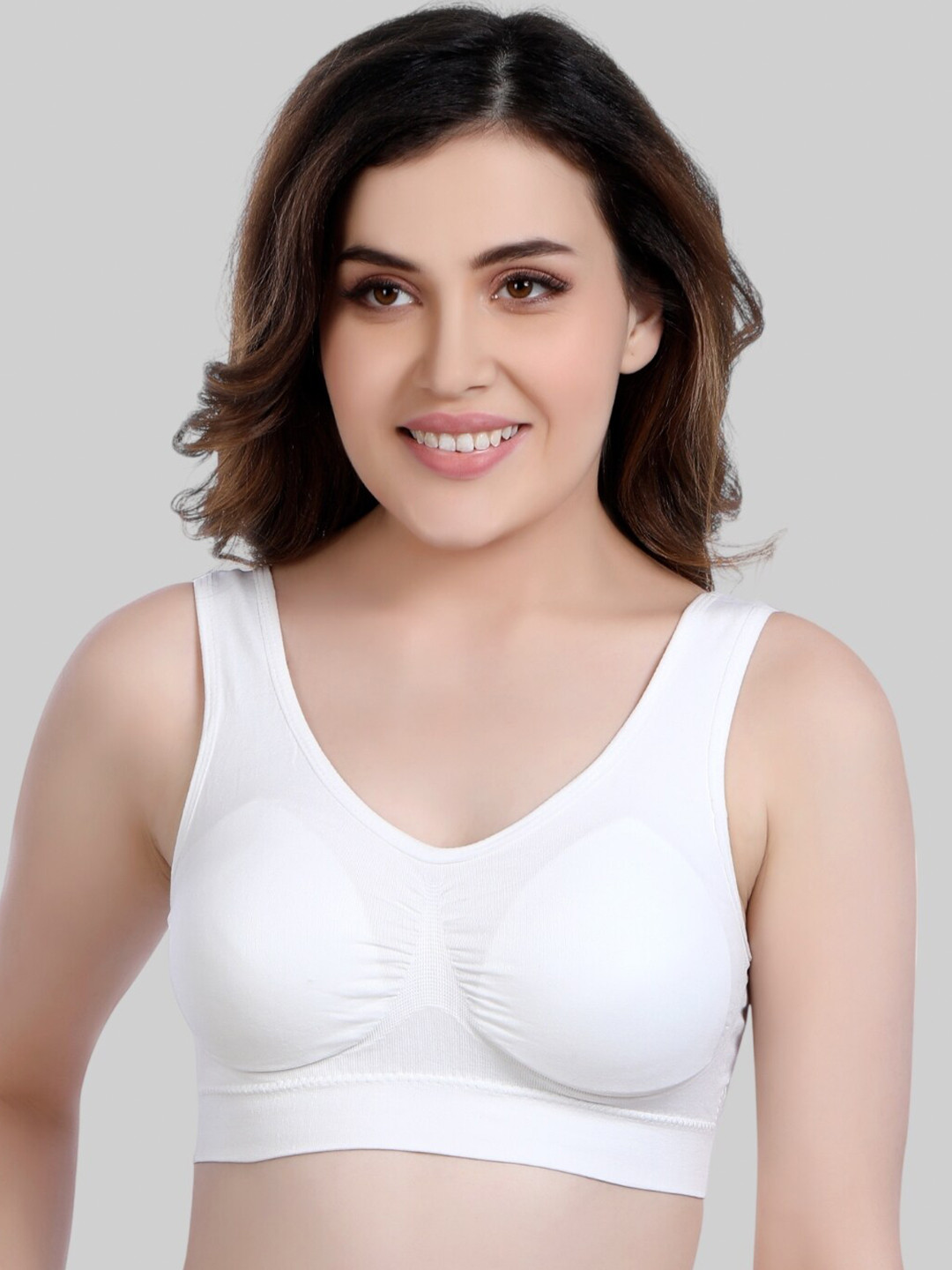 PLUMBURY Full Coverage Moisture Wicking Rapid-Dry Sports Bra