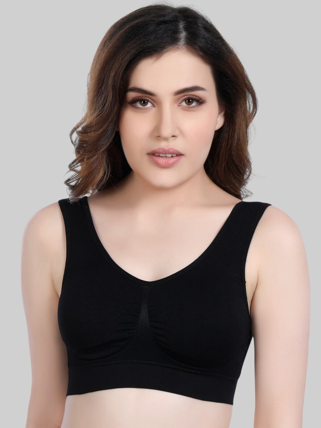 PLUMBURY Full Coverage Moisture Wicking Rapid-Dry Sports Bra