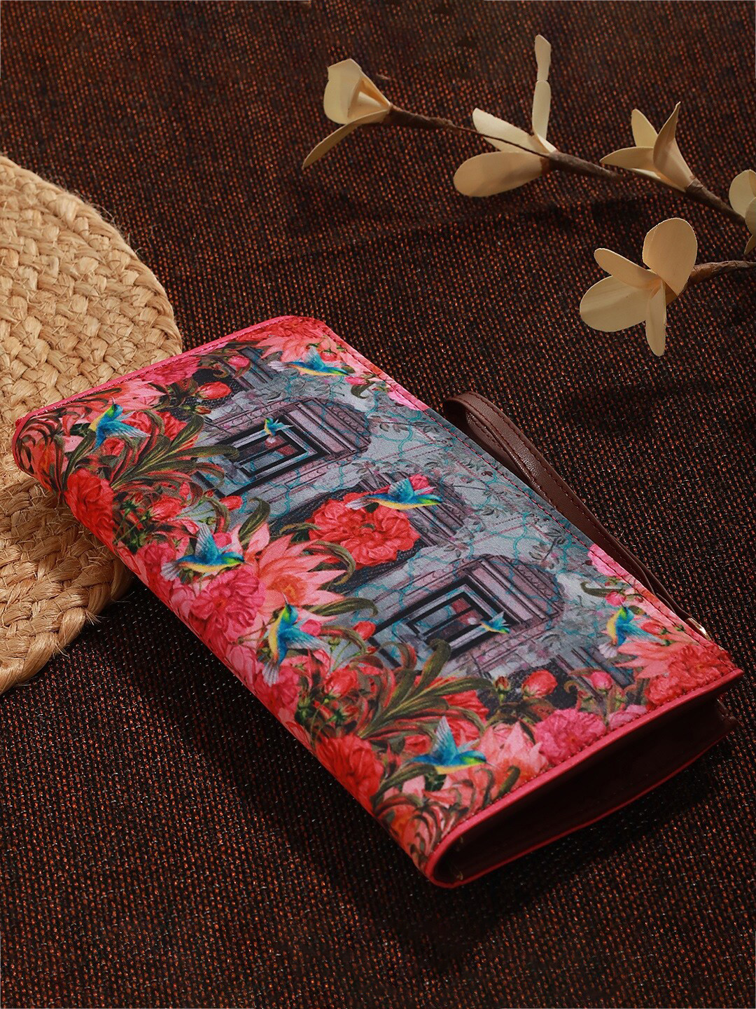 Jazz and Sizzle Women Floral Printed Zip Around Wallet