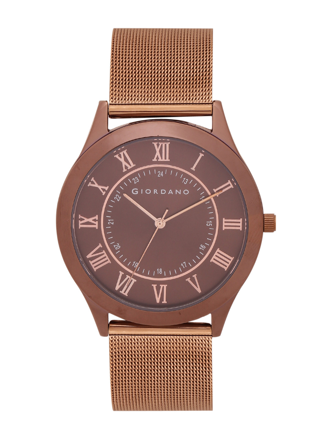 GIORDANO Men Brown Analogue Watch A1064-44