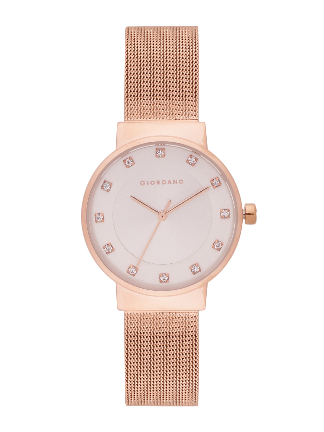 GIORDANO Women Silver-Toned Analogue Watch A2062-22