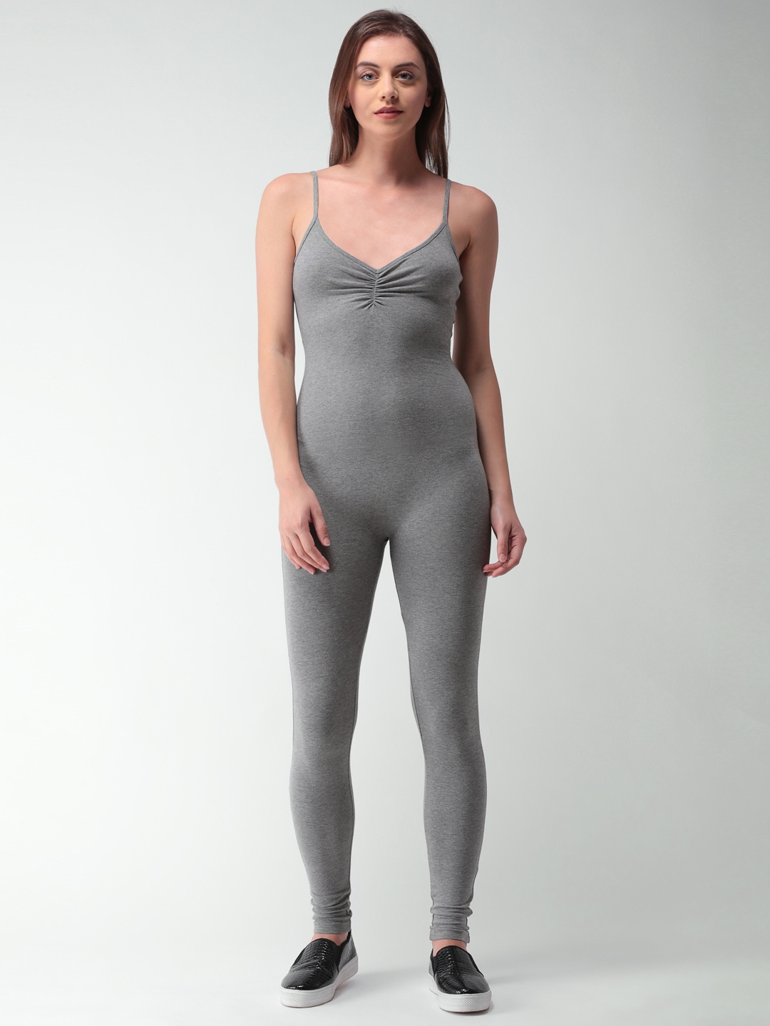 forever 21 silver jumpsuit