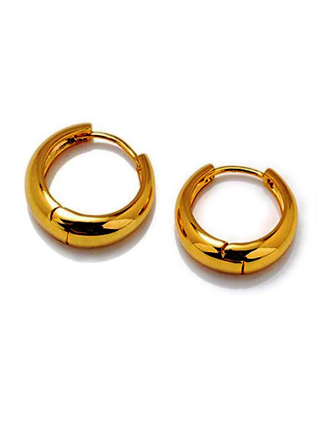 MEENAZ Gold-Plated Hoop Earrings