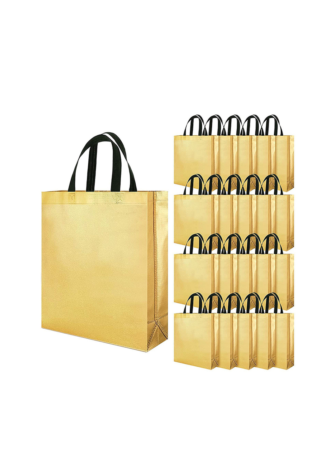 Evafly Set Of 5 Reusable Shopper Tote Bags