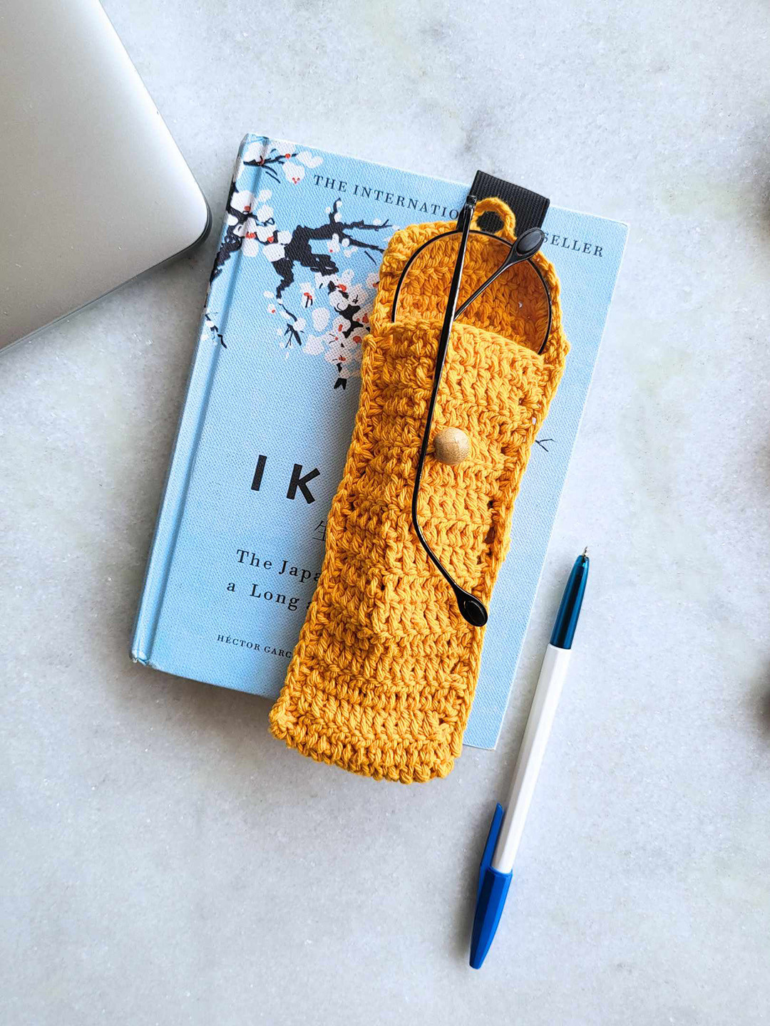 JASMEY HOMES Unisex Crochet Desk Organizer Pouch Storage