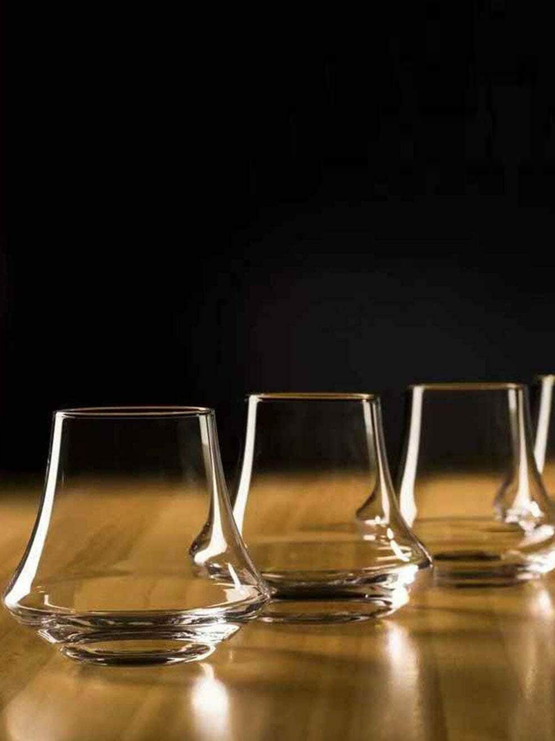 MELBIFY Set of 2 Tulip Aroma Nosing Whiskey Glasses 350ml
