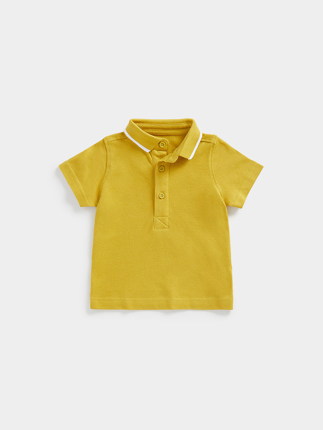 mothercare Kids Polo Collar Pure Cotton T-shirt