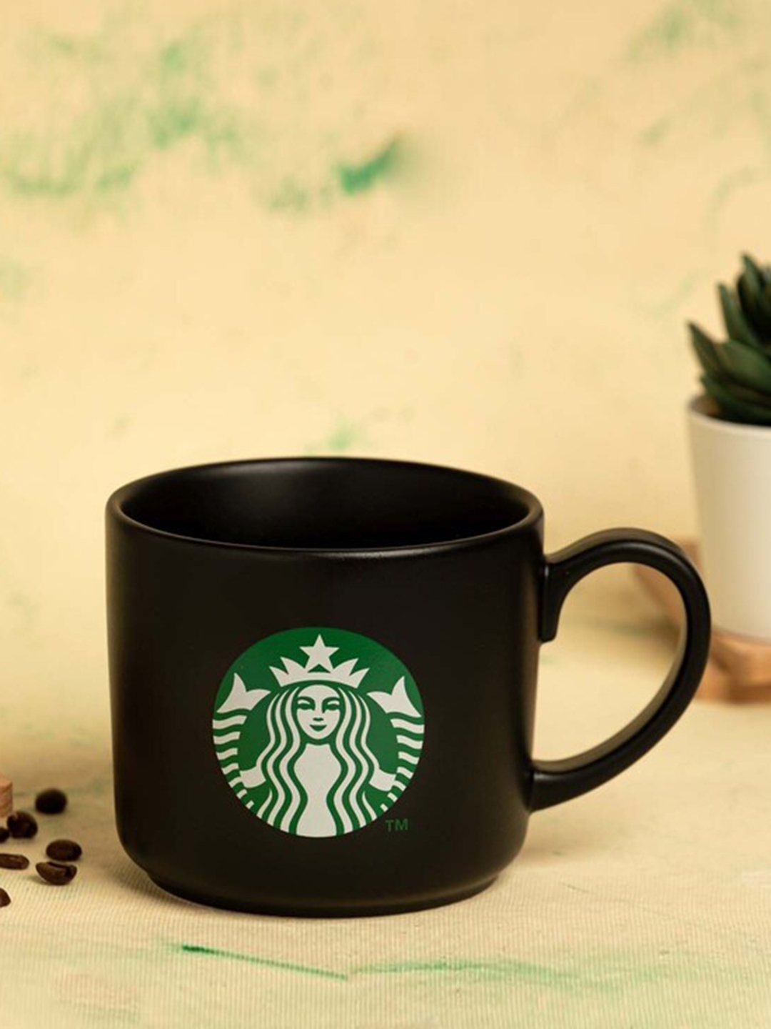 Black starbucks mug discount