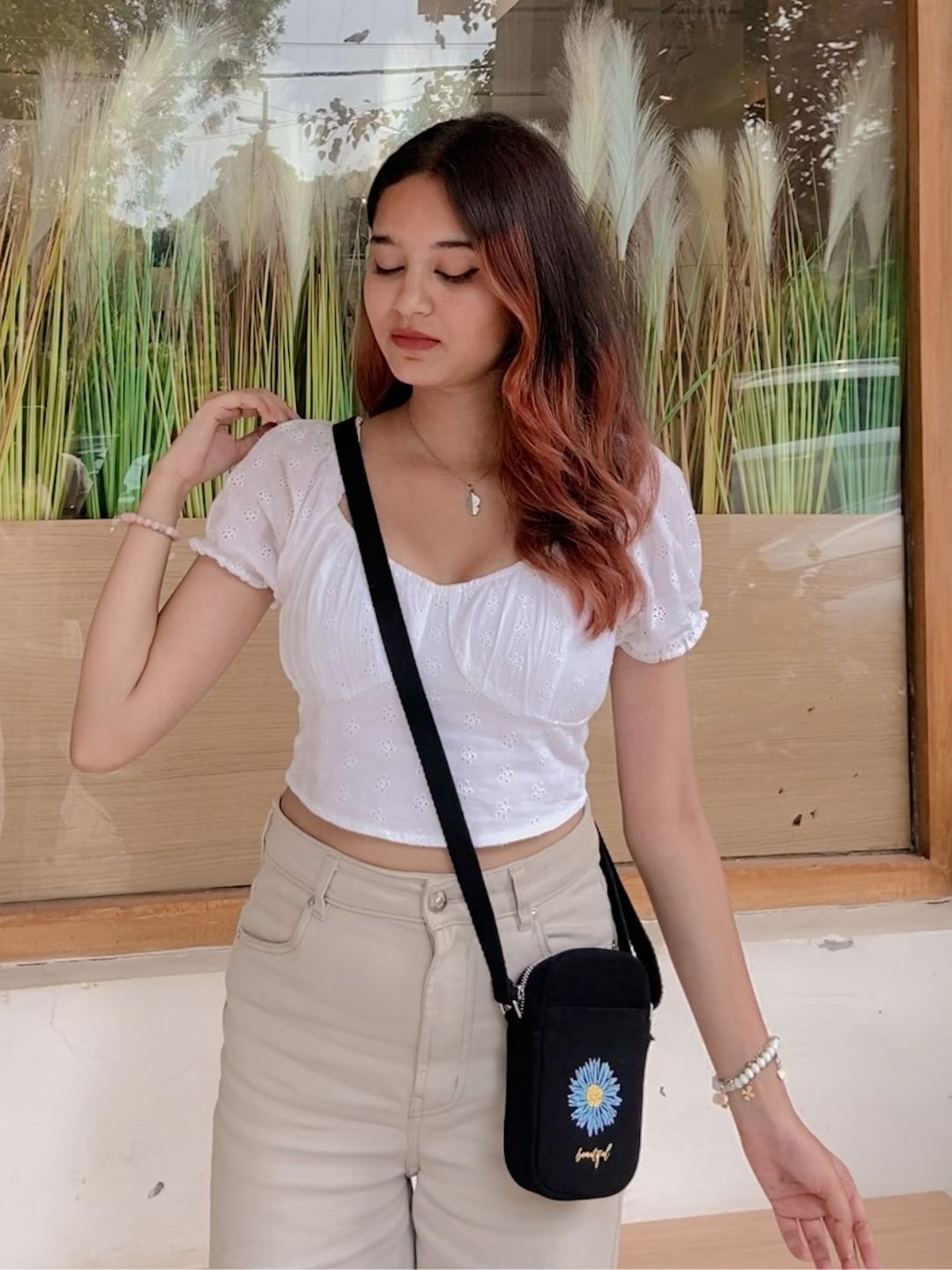 Buy EcoRight Beautiful Flower Cotton Mobile Sling Bag Travel Accessory for Unisex 24069126 Myntra