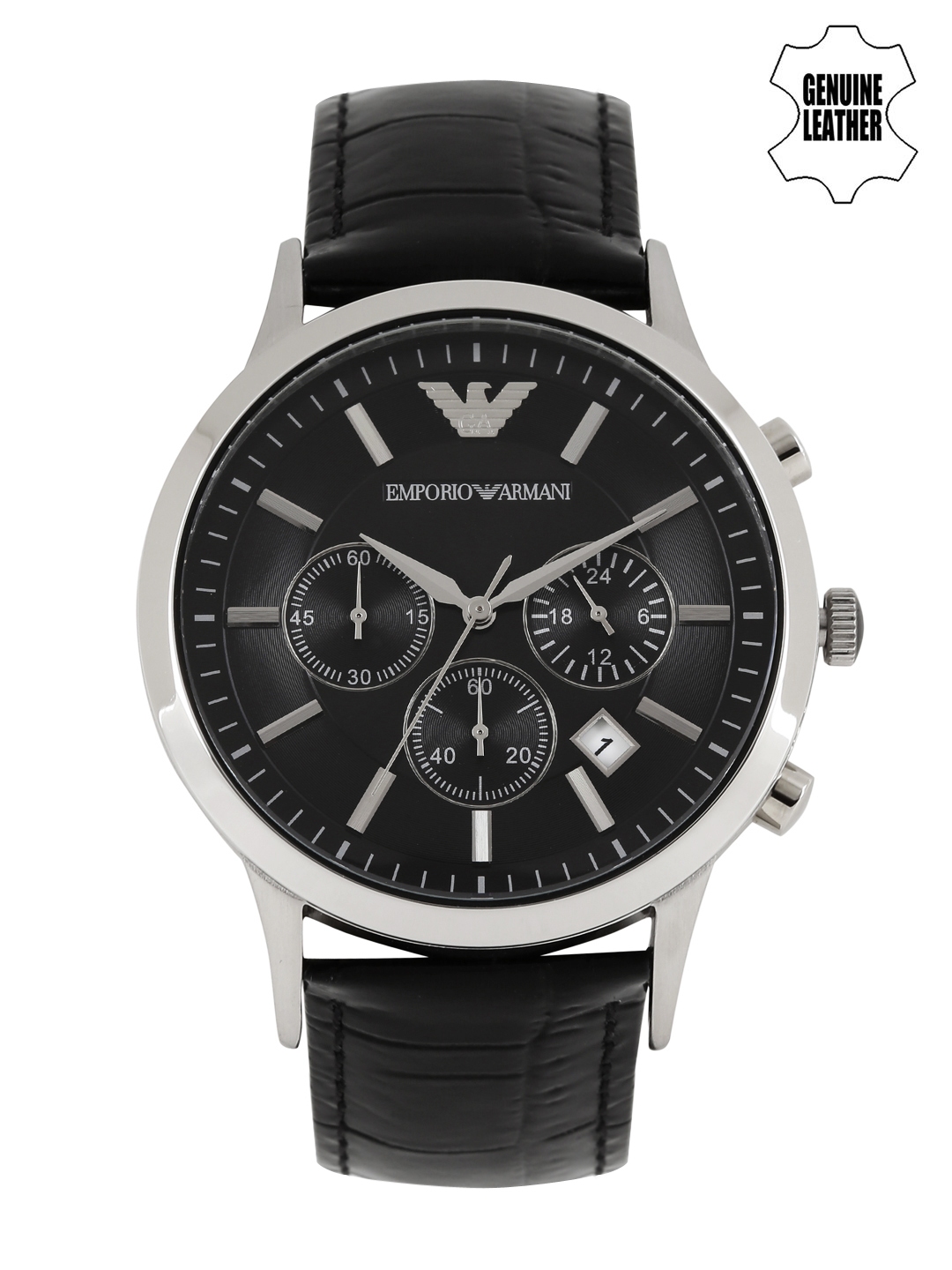 Buy Emporio Armani Men Black Chronograph Dial Watch AR2447 - Watches for  Men 2406932 | Myntra