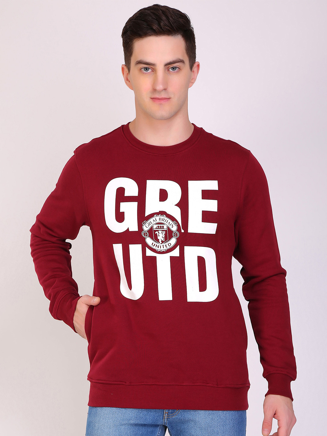 HiFlyers Printed Long Sleeves Fleece Sweatshirt