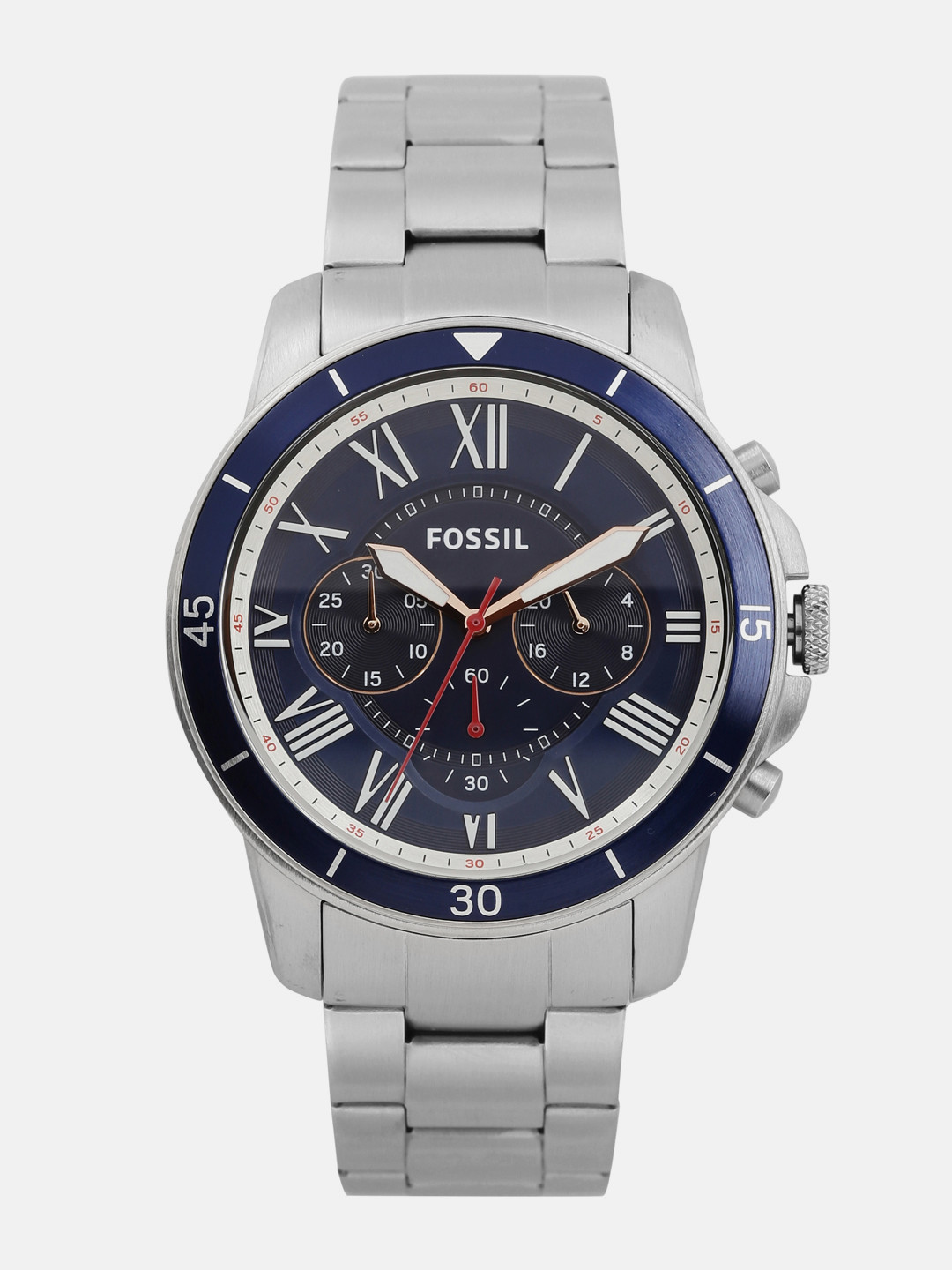 Men's Fossil Grant Sport Steel Chronograph Watch FS5238