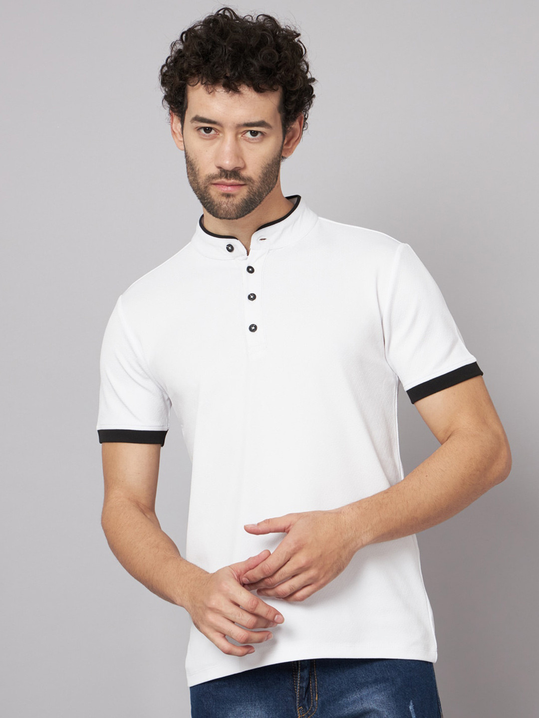 BAESD Henley Collar Dri-FIT Regular T-shirt
