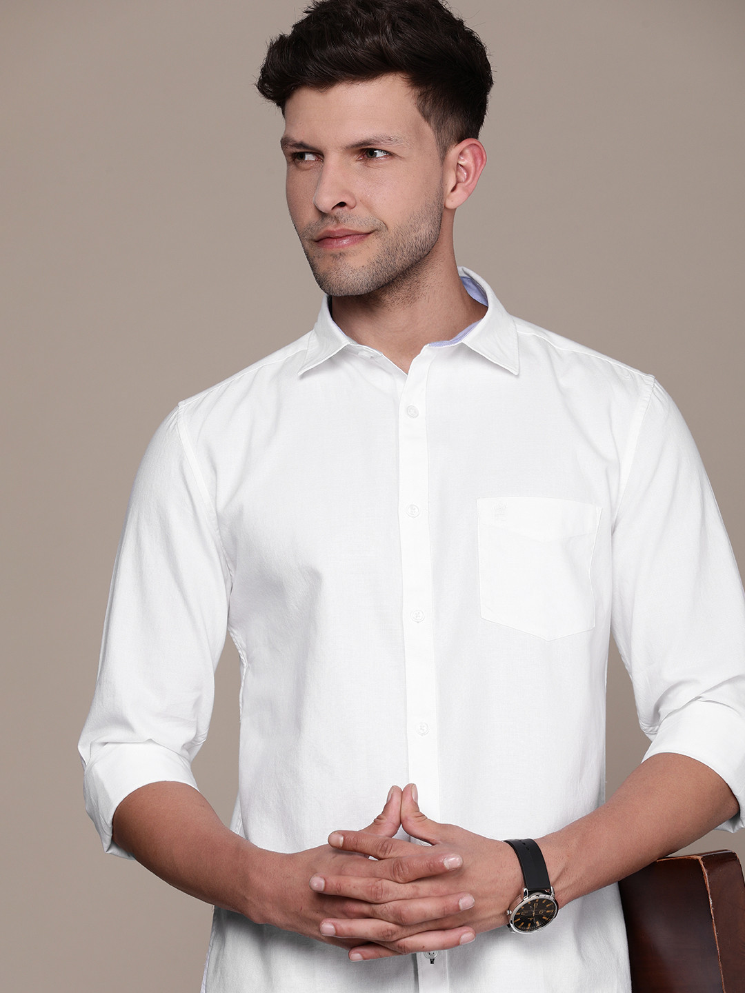 French Connection Pure Cotton Slim Fit Casual Shirt