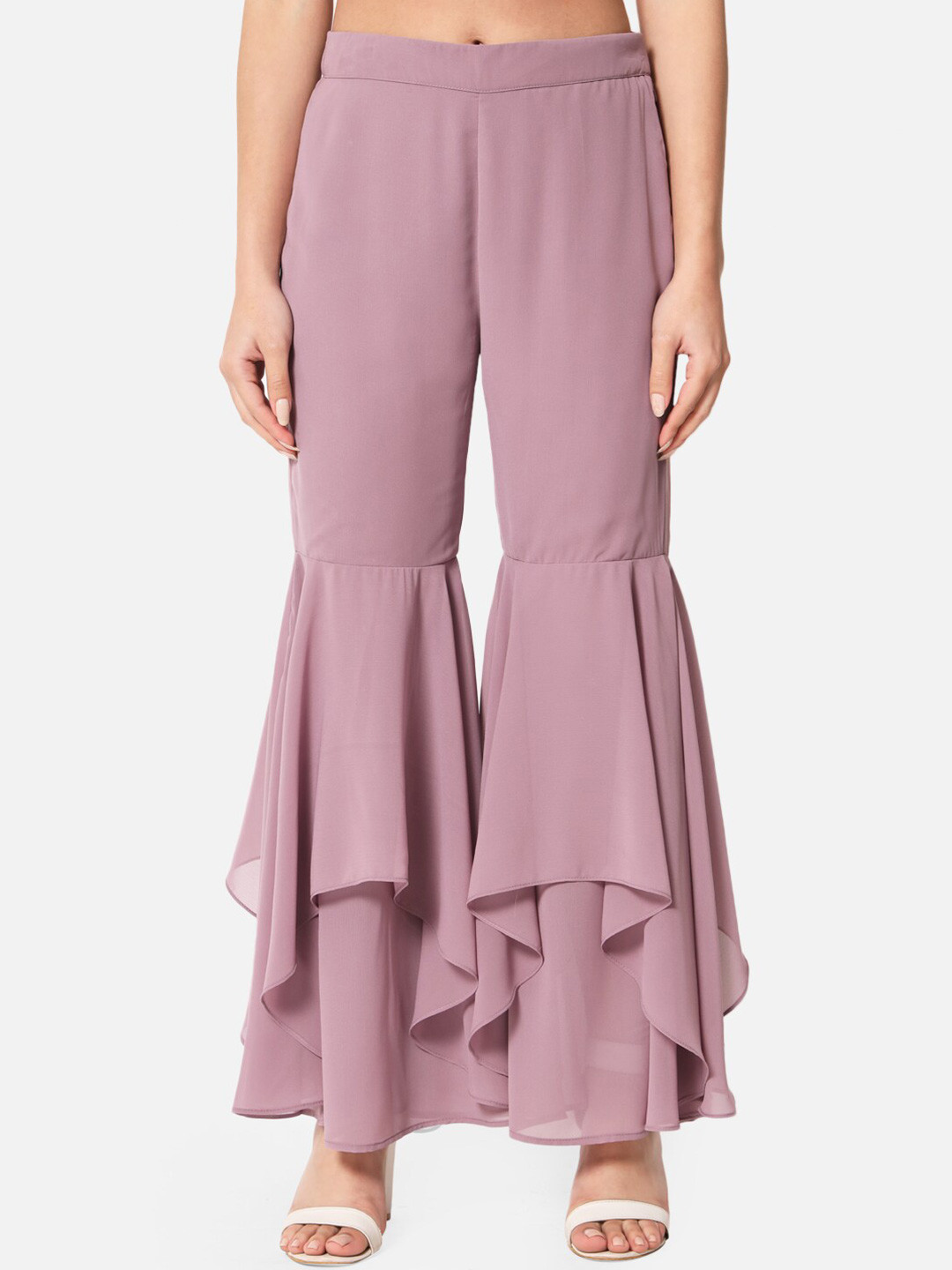 BAESD Mid Rise Wide Leg Palazzos