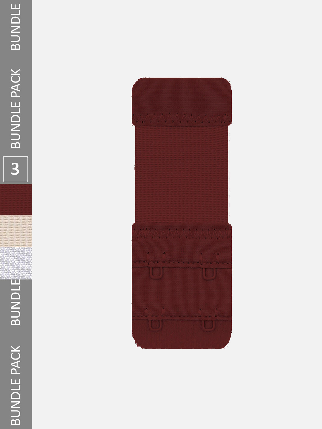 FIMS 3-Pcs Stretchy Bra Hook Extension