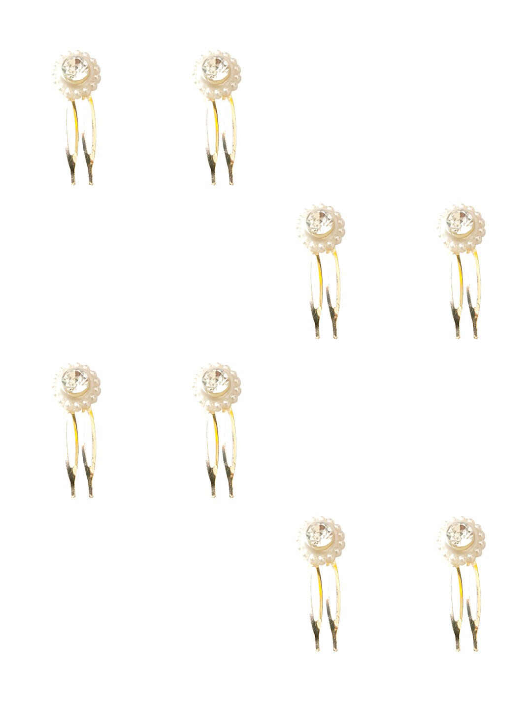 Hair Flare Women Gold-Toned U Pins