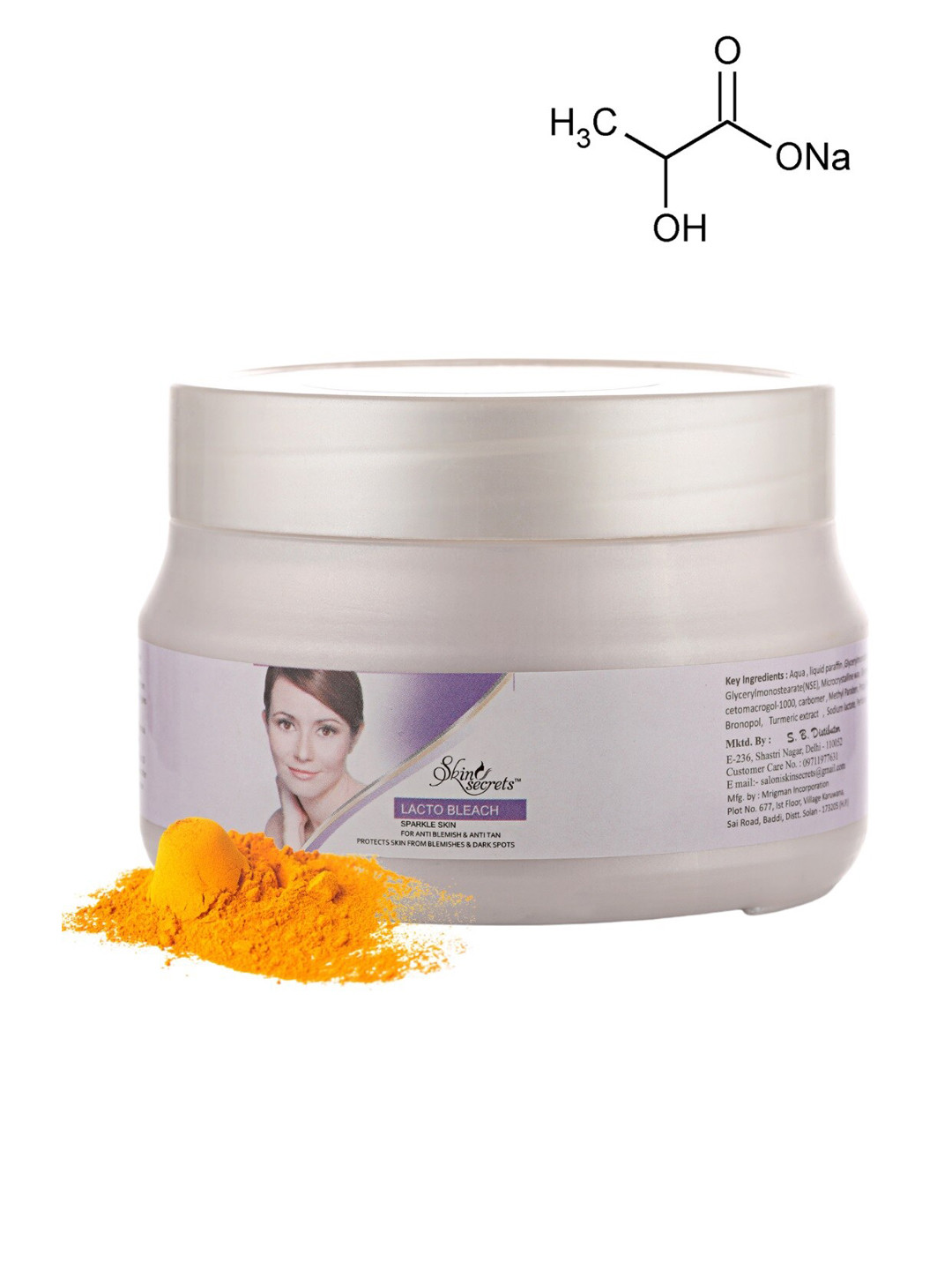 Skin Secrets Lacto Bleach for Anti Blemish & Anti Tan - 300 g