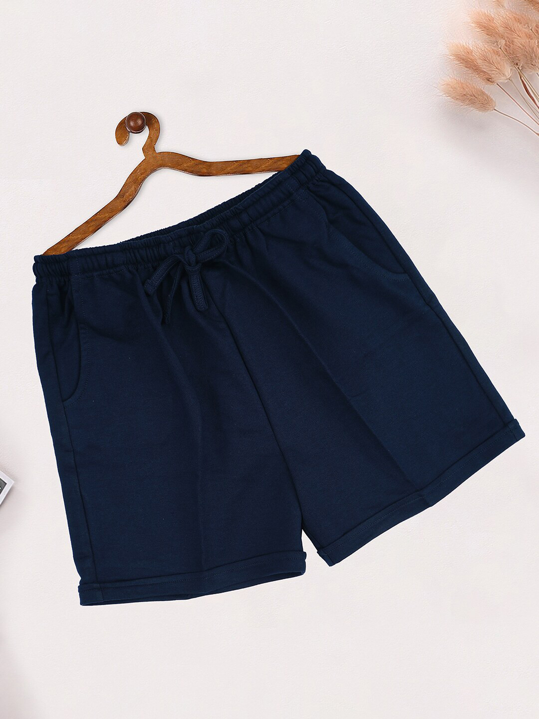 Kiddiekid Kids Mid-Rise Cotton Shorts