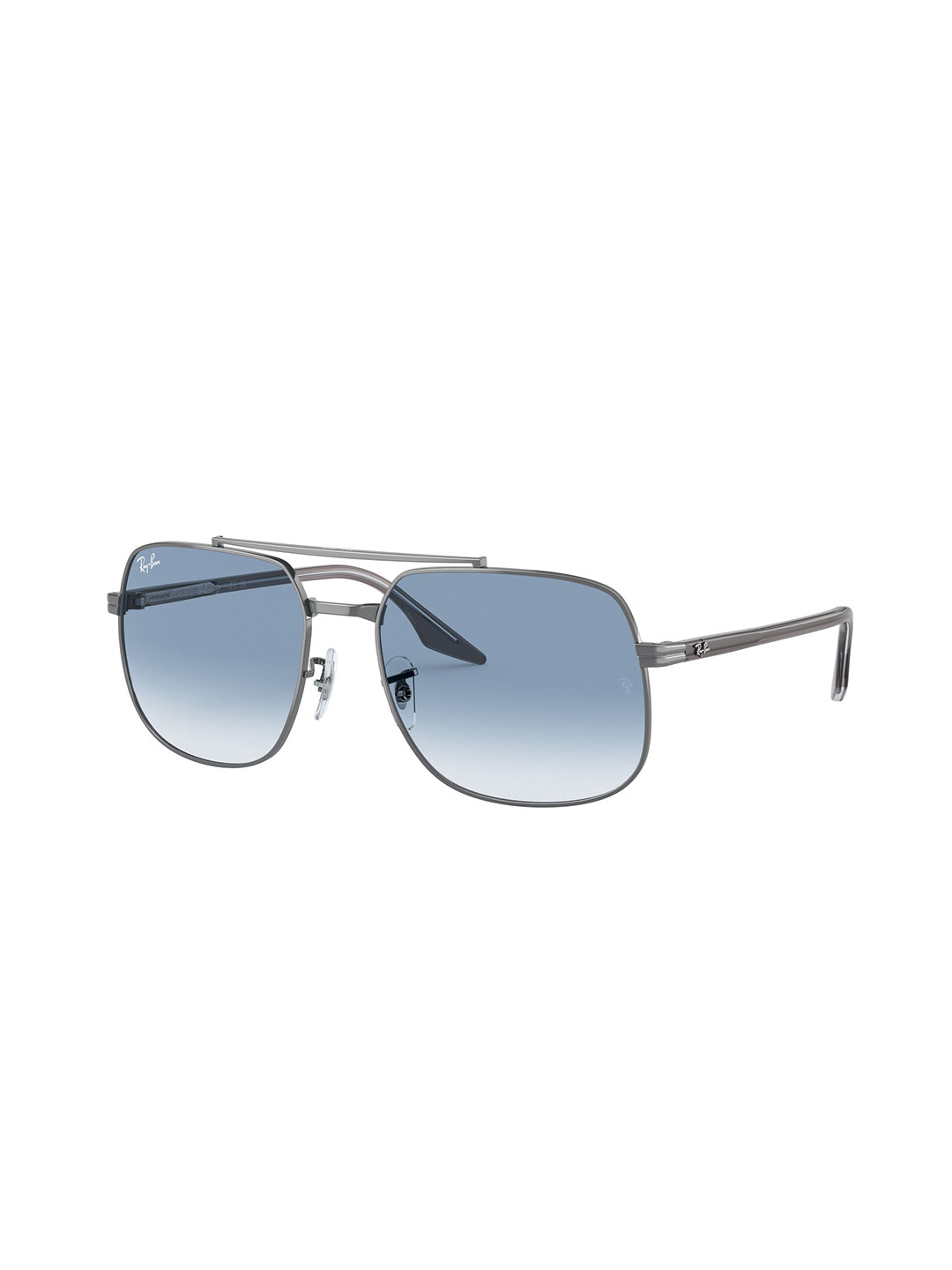 RAY-BAN Unisex Gradient Blue Lens Square Sunglasses - 0RB3699004/3F59