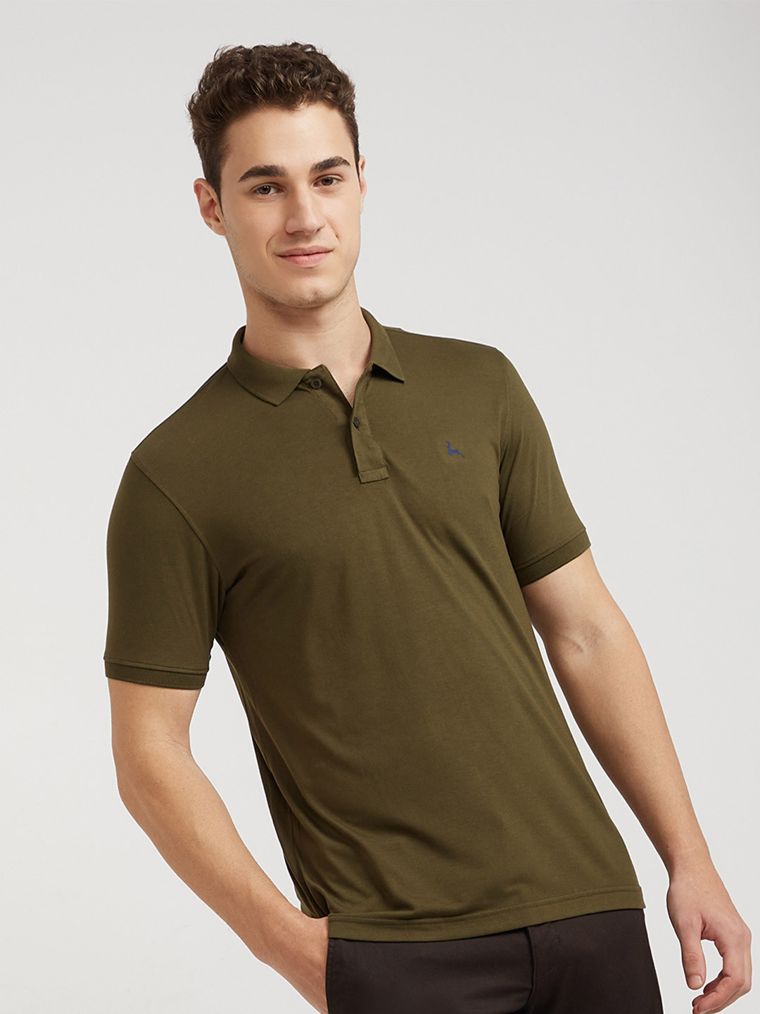 Parx Single Jersey Bamboo Polo Collar T-shirt