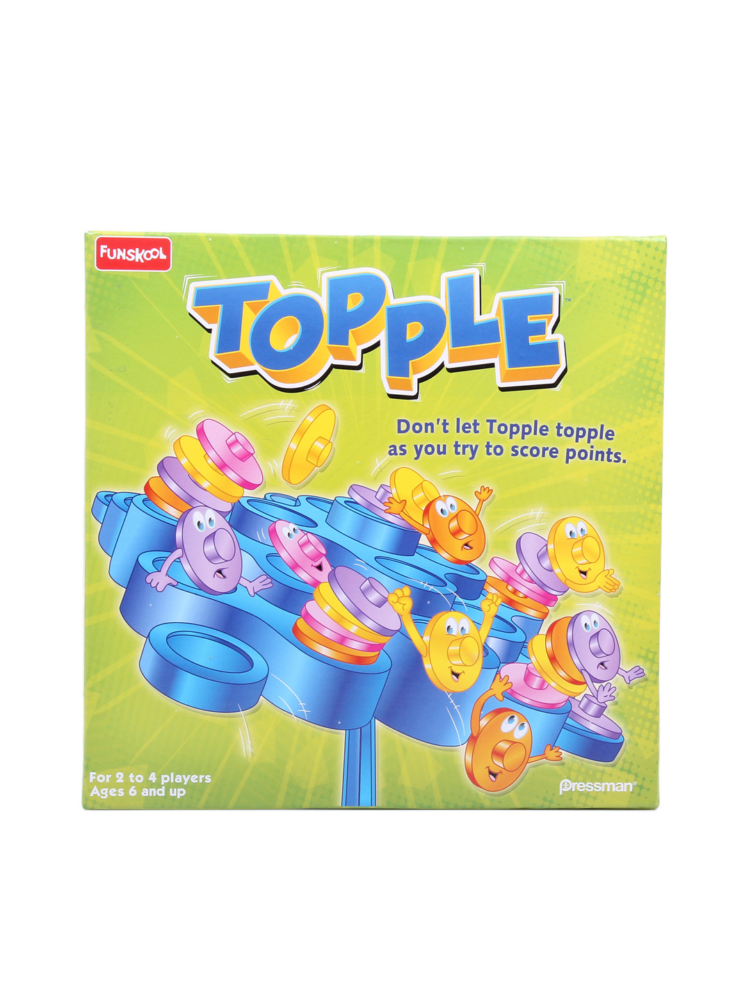 Funskool Topple Board Game for 6+ Years