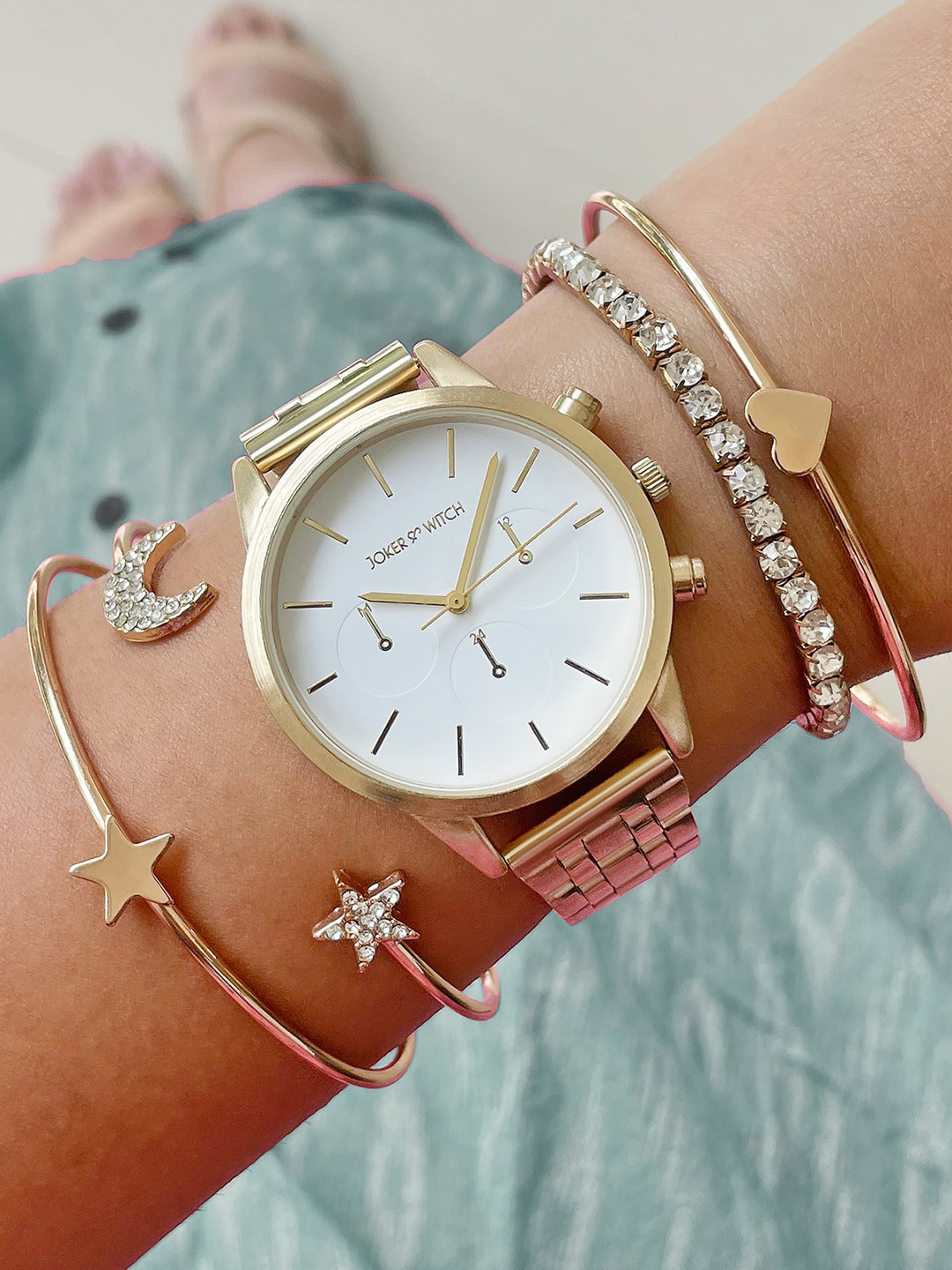 JOKER & WITCH Aramina Women Watch Gift Set-JWBS766