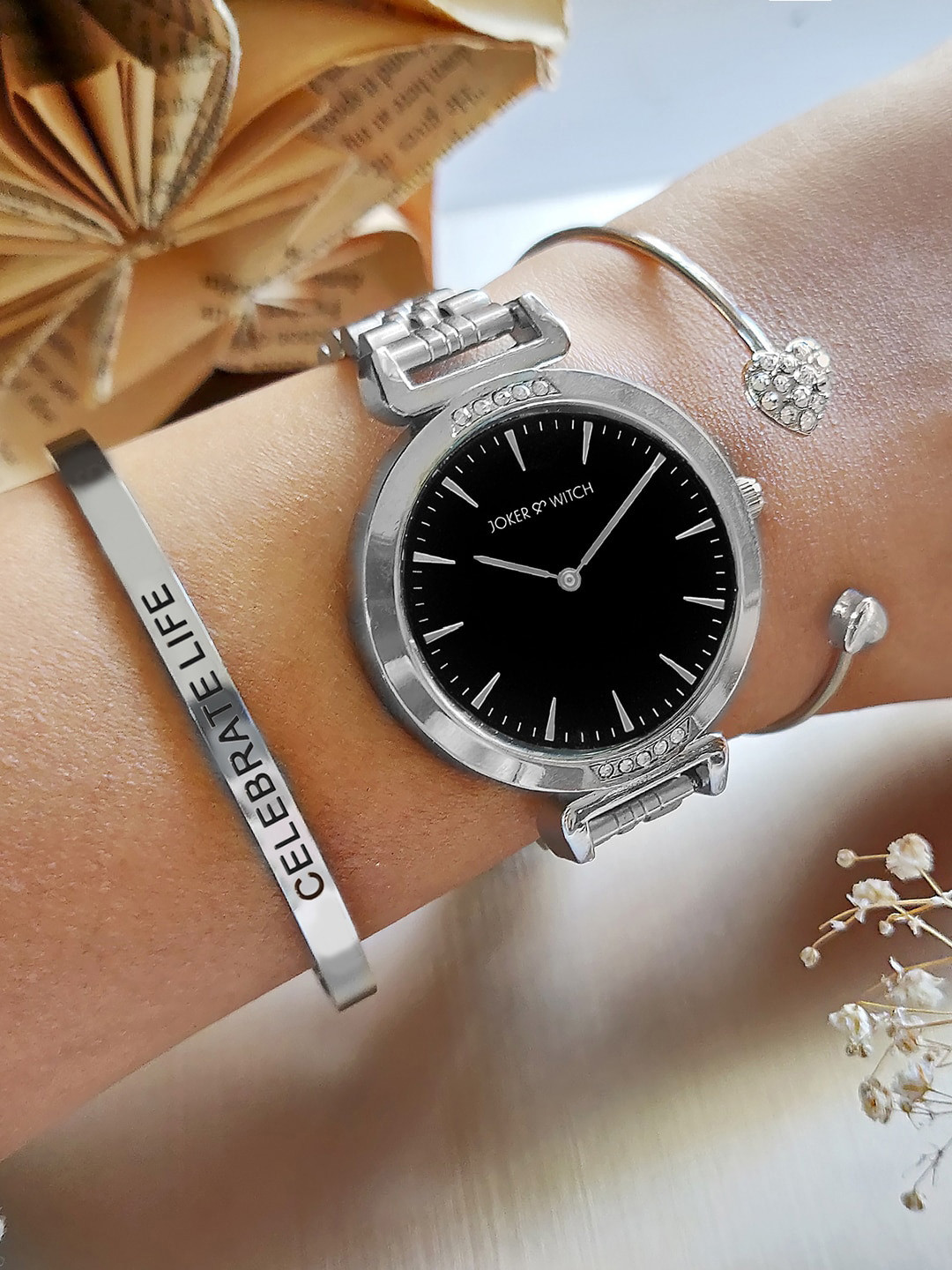 JOKER & WITCH Alani Women Bracelet Stack Watch Gift Set