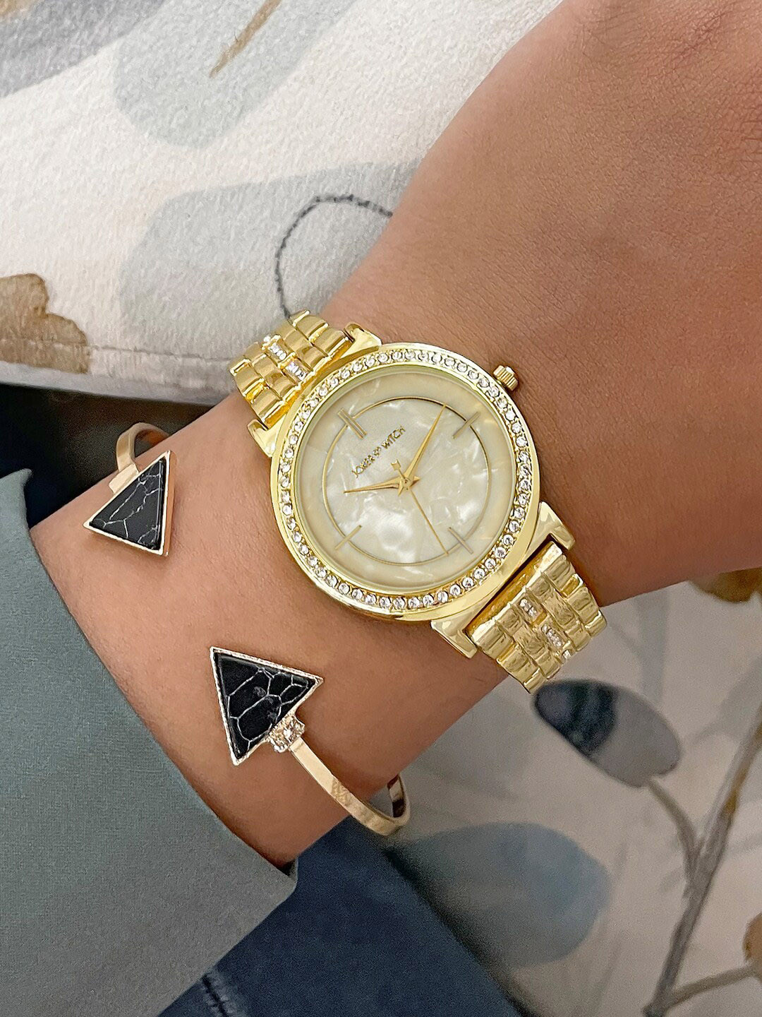 JOKER & WITCH Caddie Women Watch Embellished Gift Set JWBS661