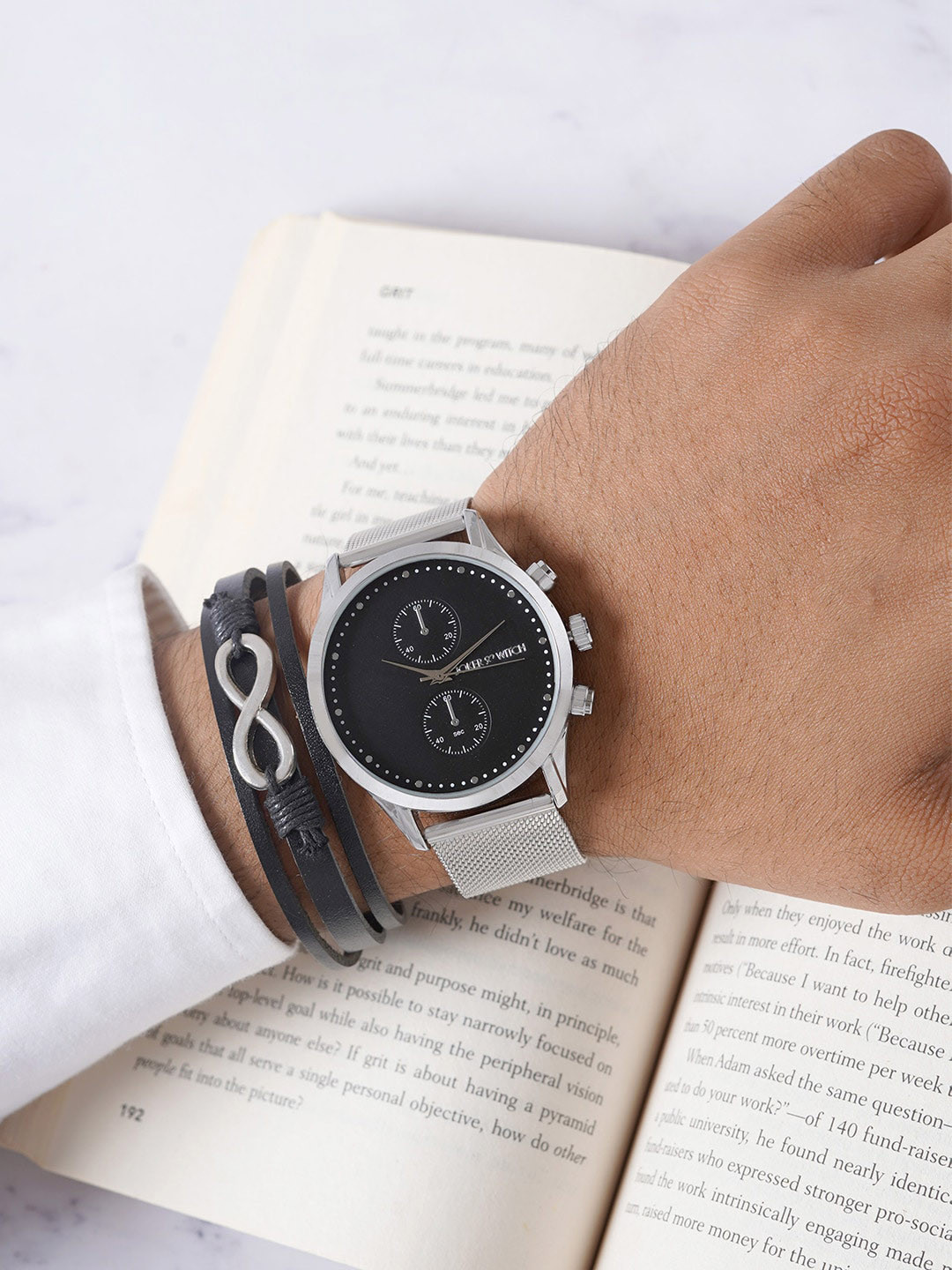 JOKER & WITCH Massimo Stainless Steel Watch Gift Set JWBS911