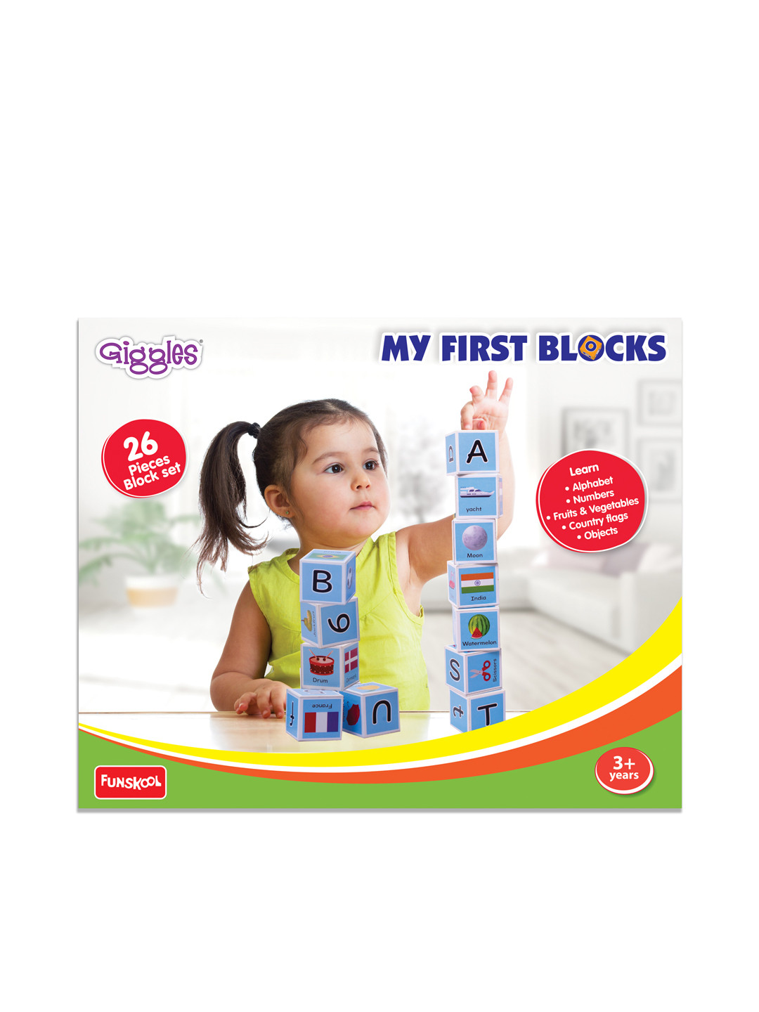 Giggles My First Blocks for 3+ Years