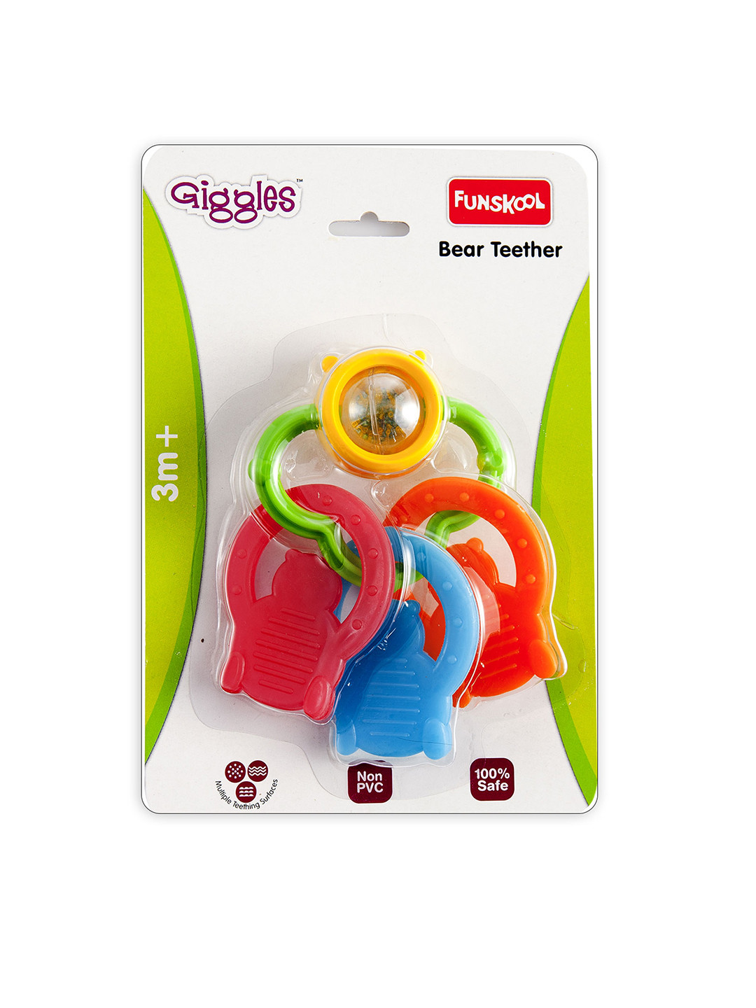 Giggles Infant Kids Bear Teether