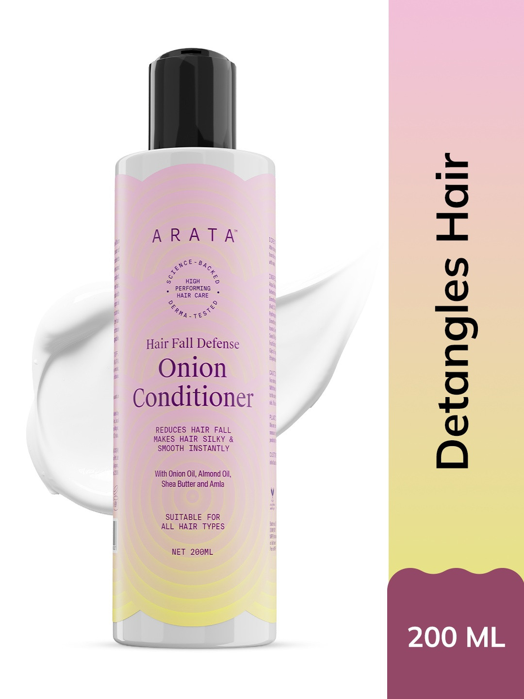 ARATA Hair Fall Defense Onion Conditioner with Almond Oil & Amla - 200 ml