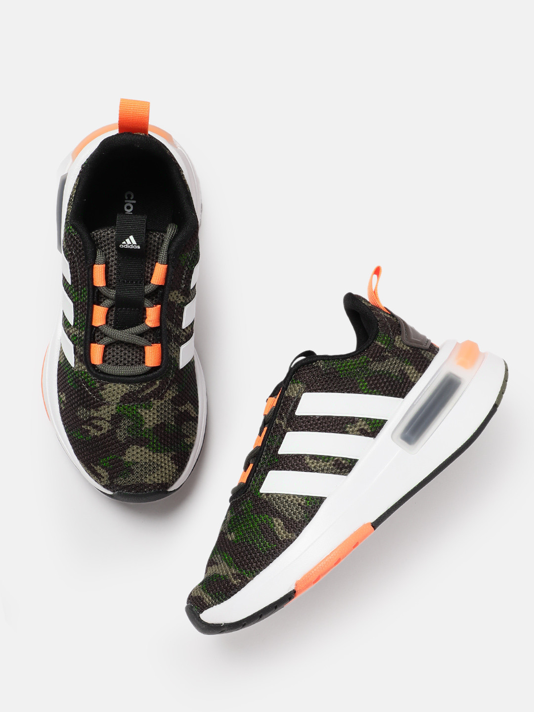 ADIDAS Kids Racer Tr23 Brand Logo Printed Running Shoes