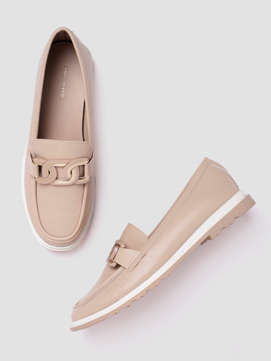 Lino Perros Women Chain Detail Moccasins