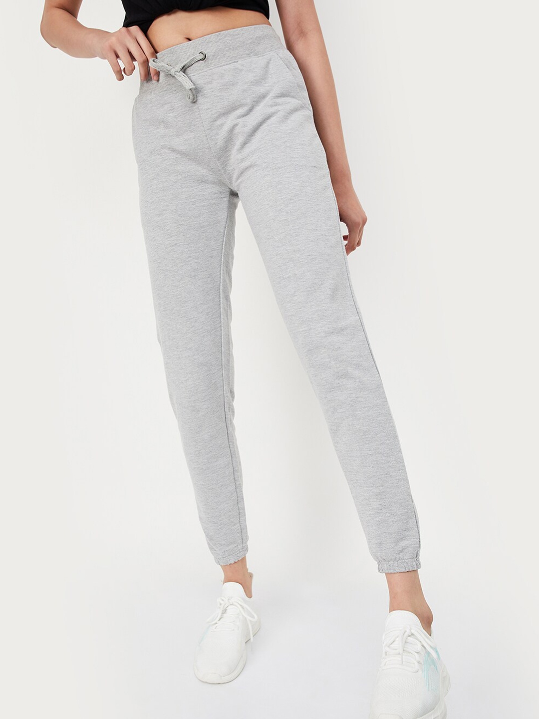 Buy max Women Mid Rise Sports Joggers Track Pants for Women 24094658 Myntra
