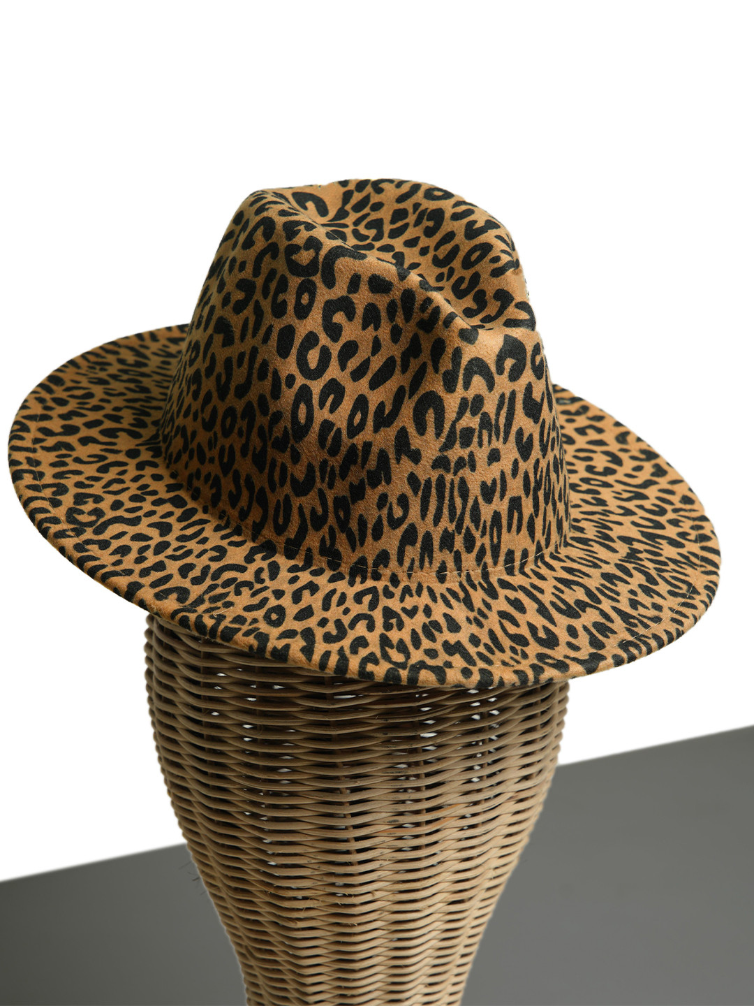 CHOKORE Leopard Printed Fedora Hat