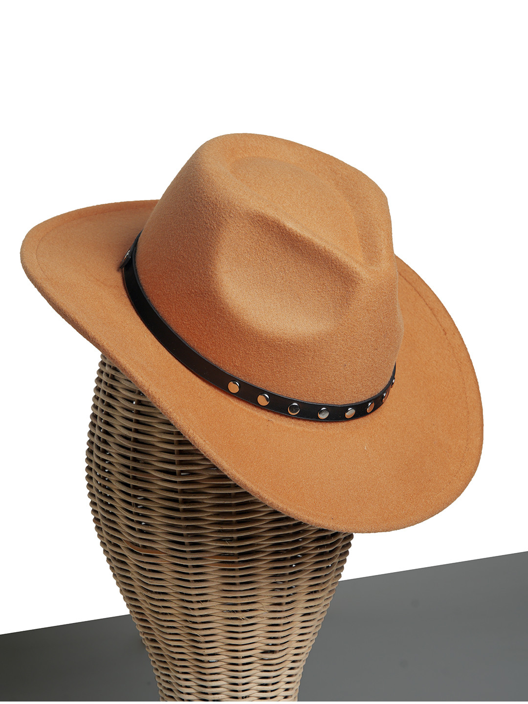 CHOKORE Men Fedora Vegan Leather Hat