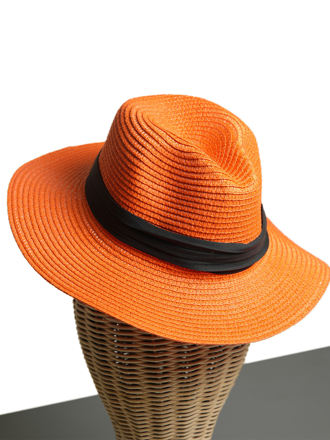 CHOKORE Men Self-Design Straw Fedora Hat