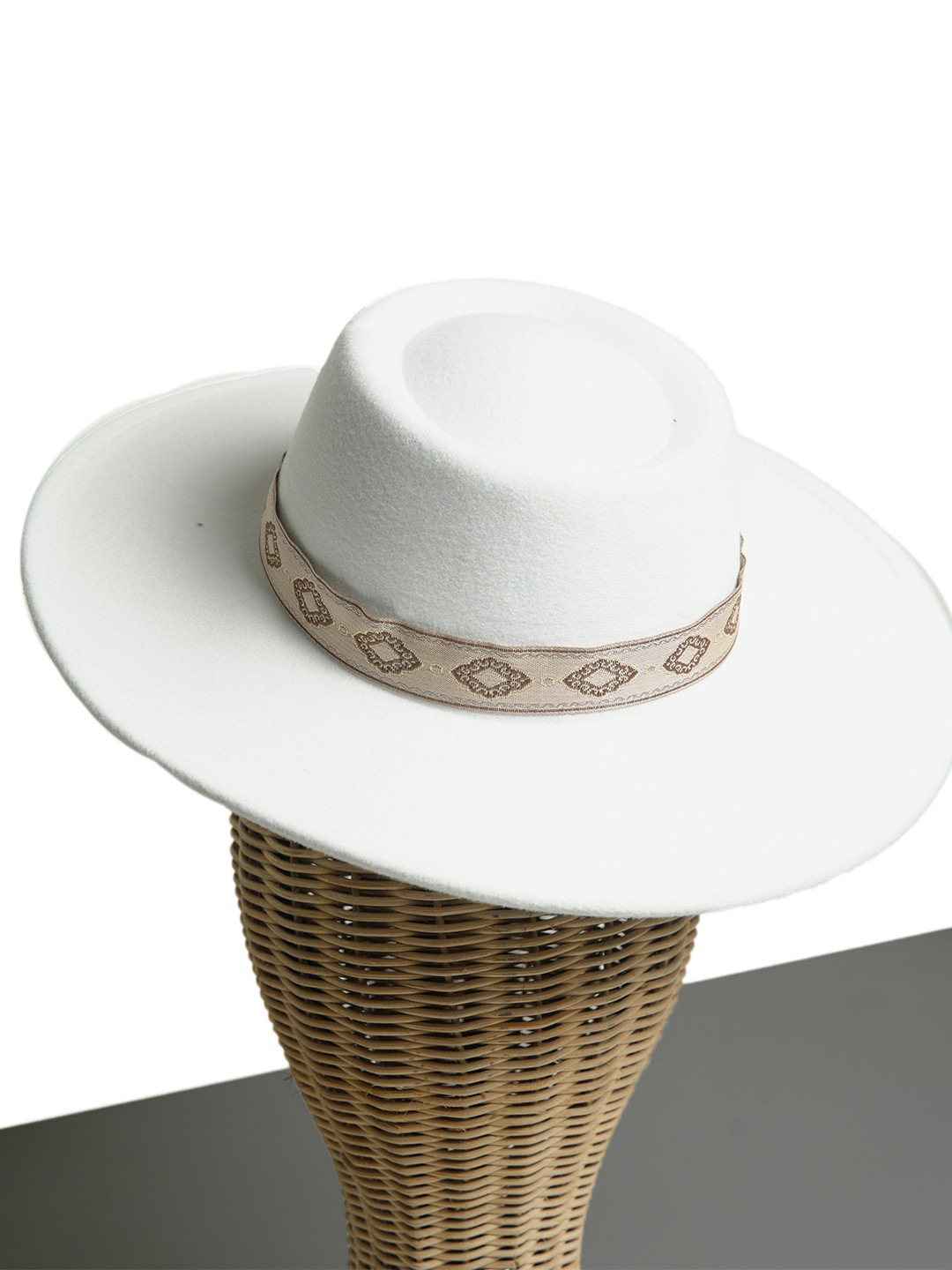 CHOKORE Men Retro Concave Fedora Hat