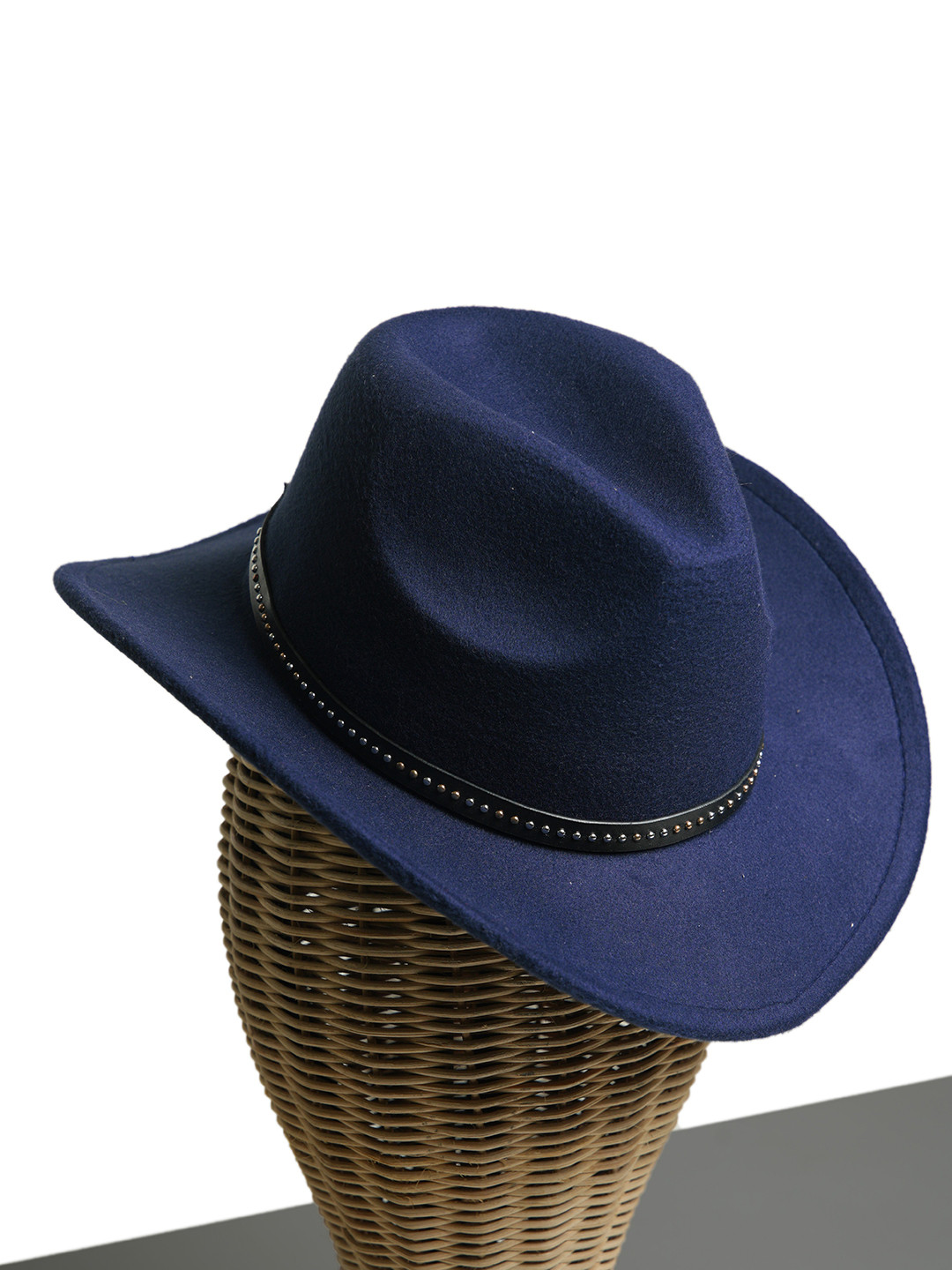 CHOKORE Men Cowboy Fedora Hat With Belt Band