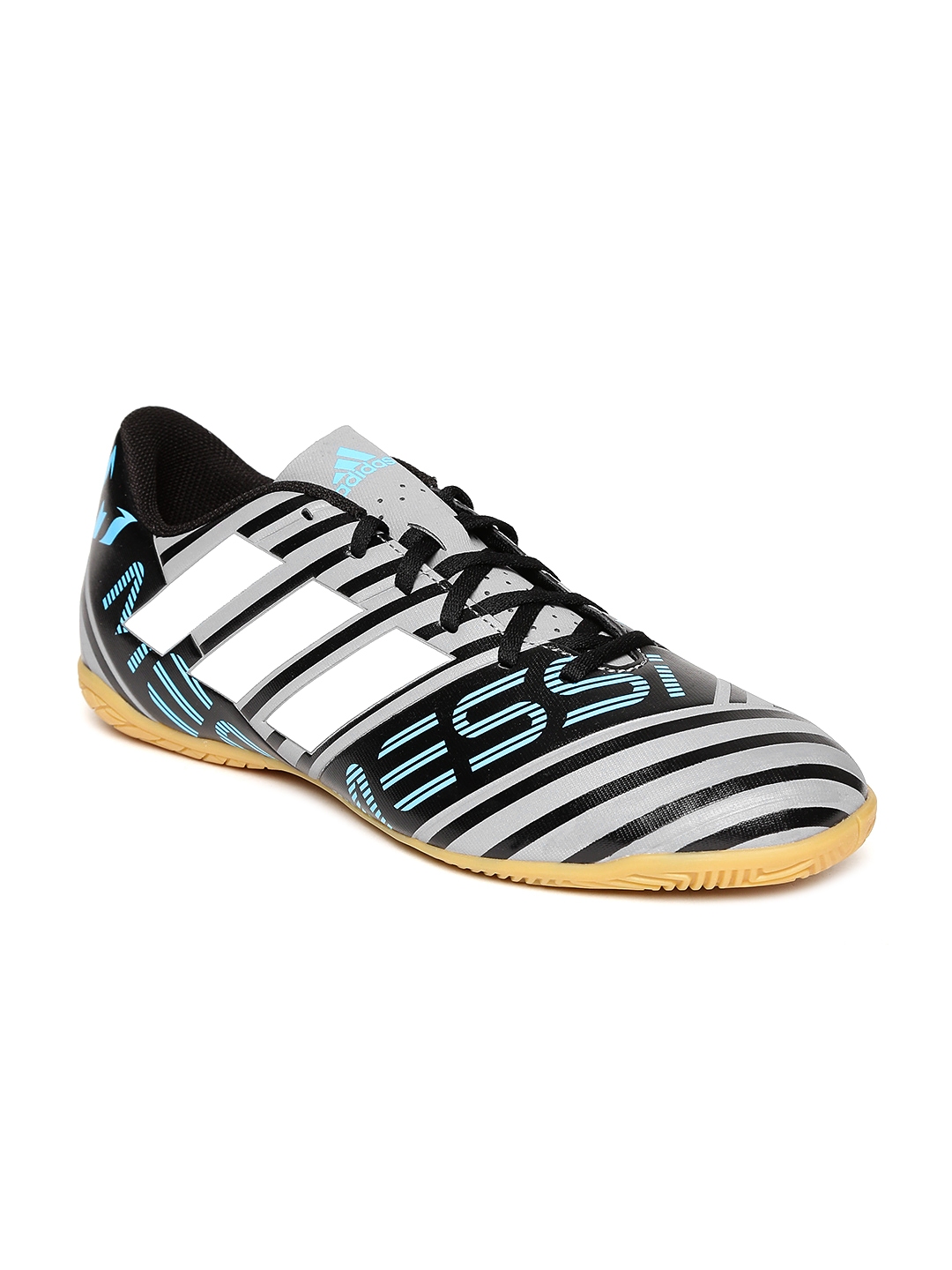 Buy ADIDAS Men Grey & Black NEMEZIZ Messi Tango 17.4 Striped Football Shoes - Sports Shoes for Men | Myntra