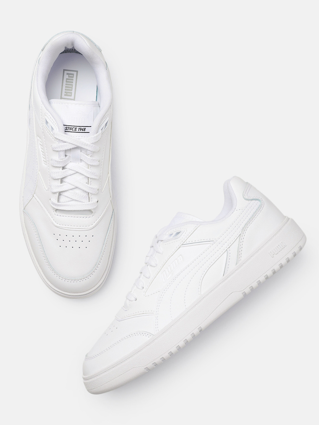 Puma Unisex Doublecourt Perforated Sneakers