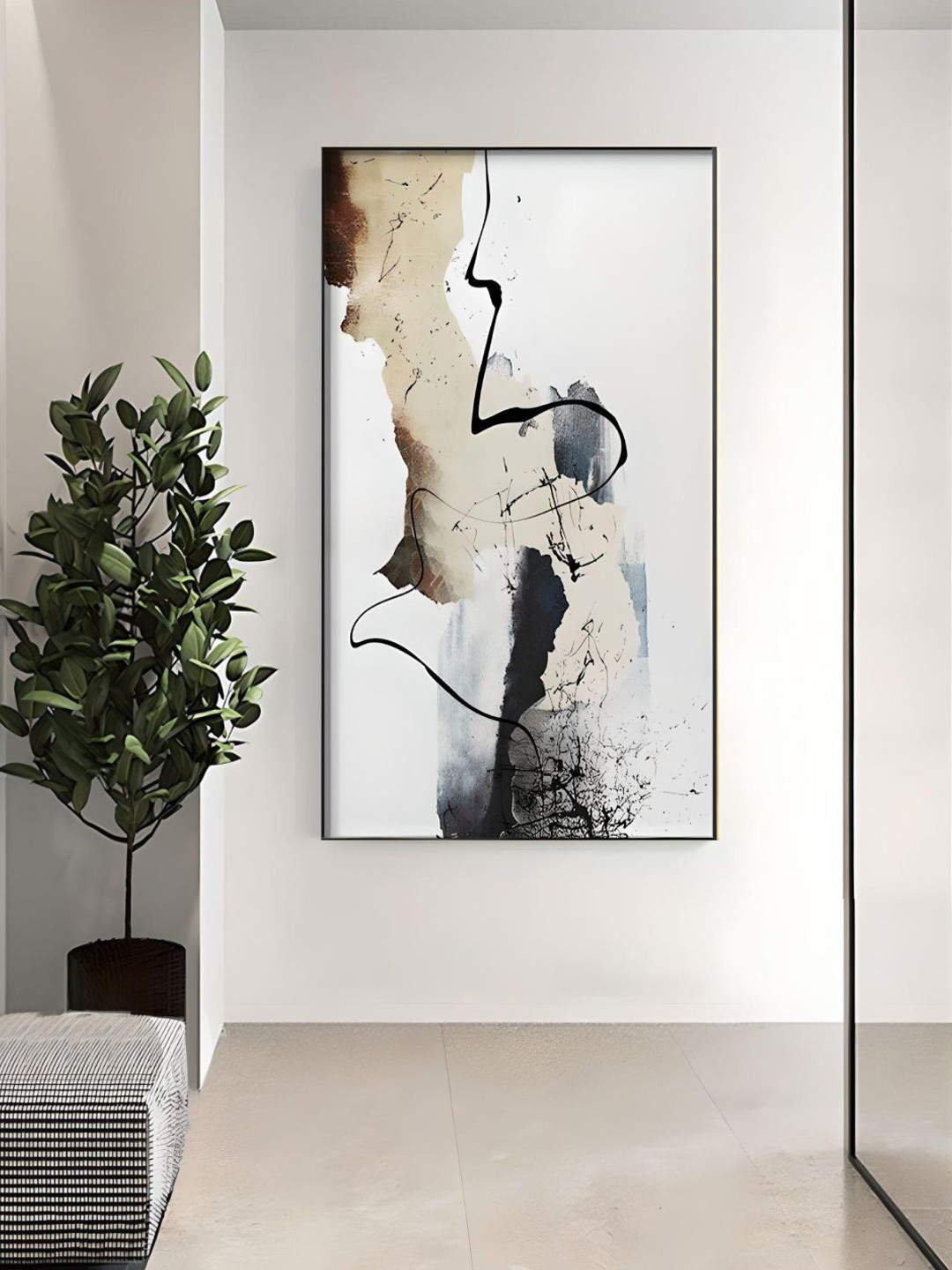 THE HANDMADE FLAIR Canvas Wall Rectangle Paintings Wall Art - 50 x 70In