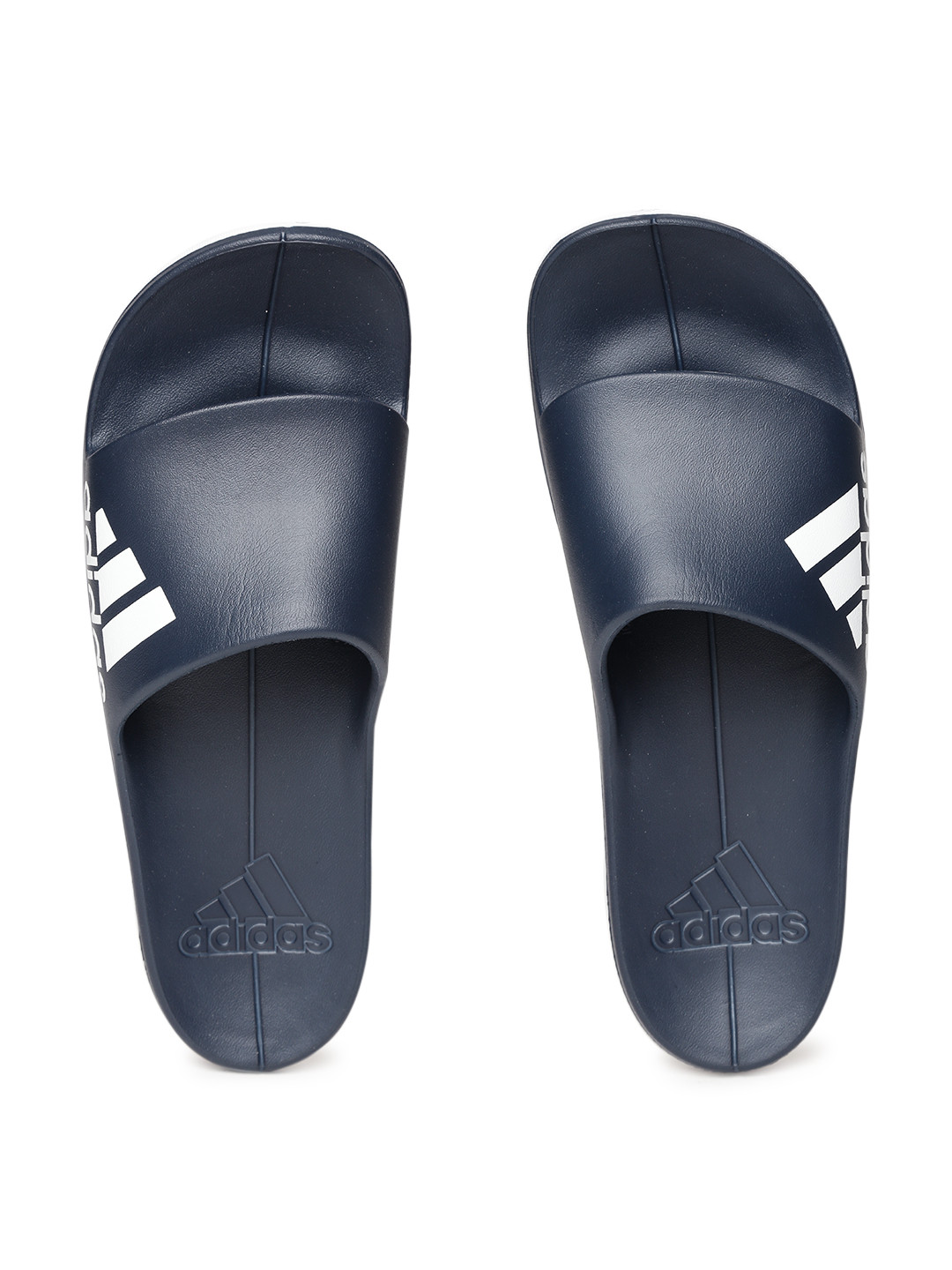 adidas aqualette cf navy blue slippers
